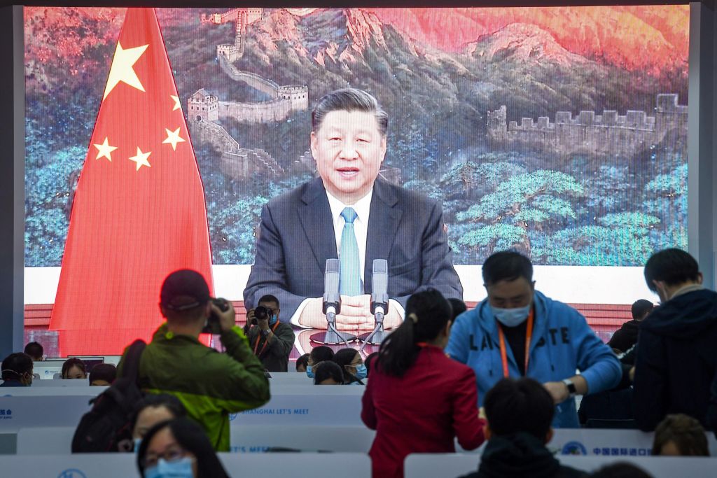 Xi Jinping addressed the China International Import Expo via video link as some pandemic prevention measures remain in place.