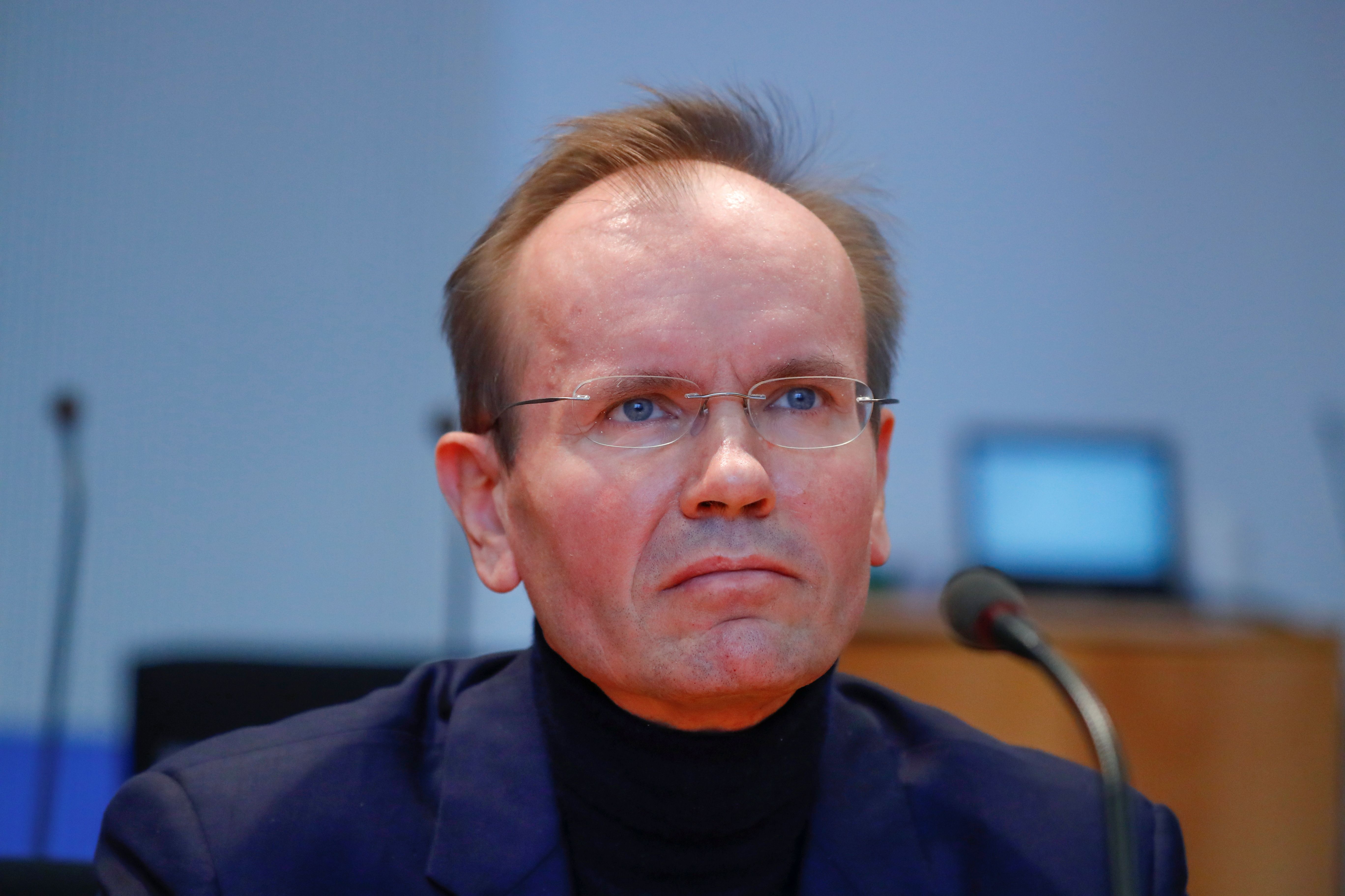 Markus Braun, the former chief executive of disgraced payments giant Wirecard, faces a public grilling by German lawmakers over the massive accounting fraud that brought down his firm, on November 19, 2020 in Berlin.