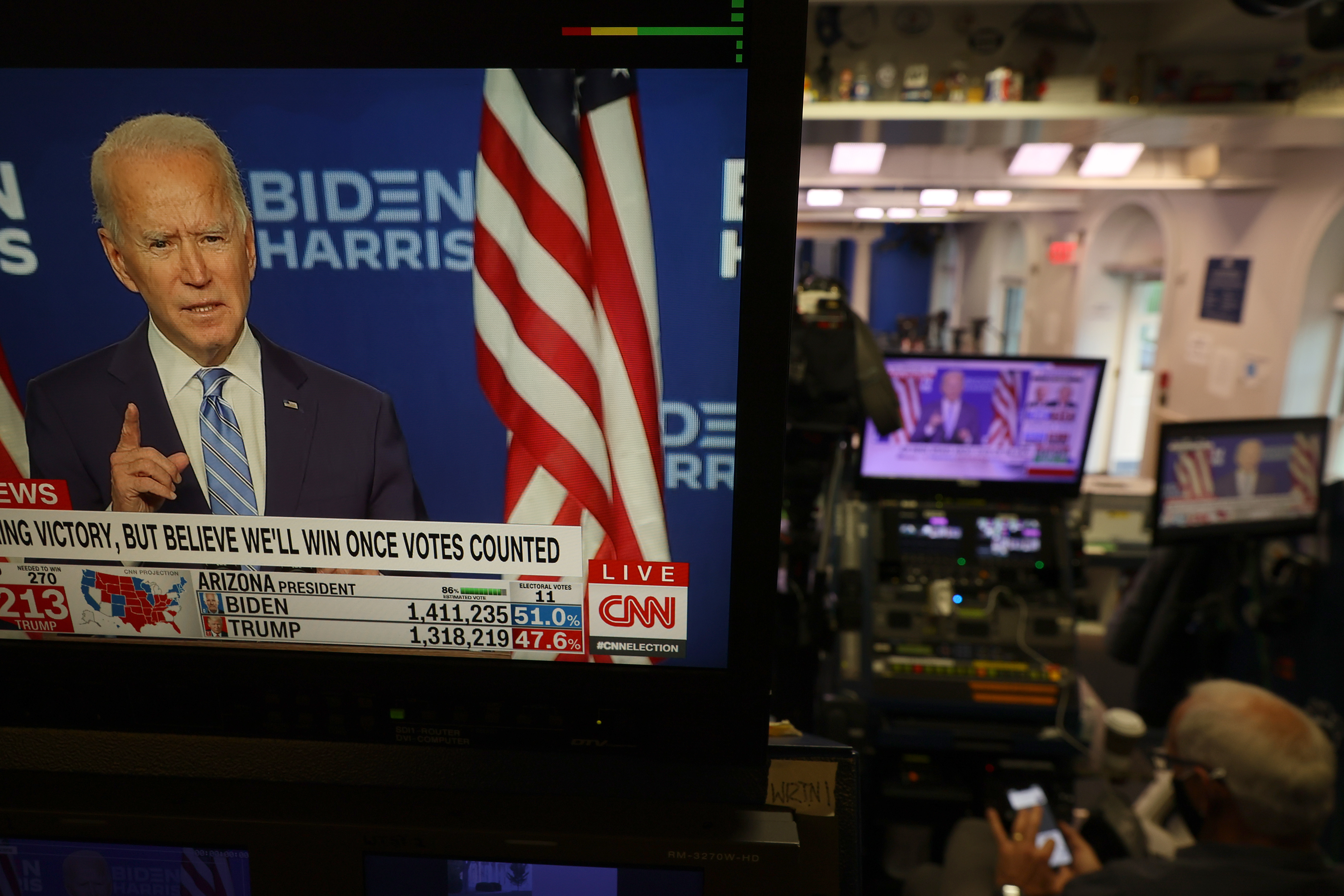 Fewer people watched election night TV coverage on Tuesday than in 2016.