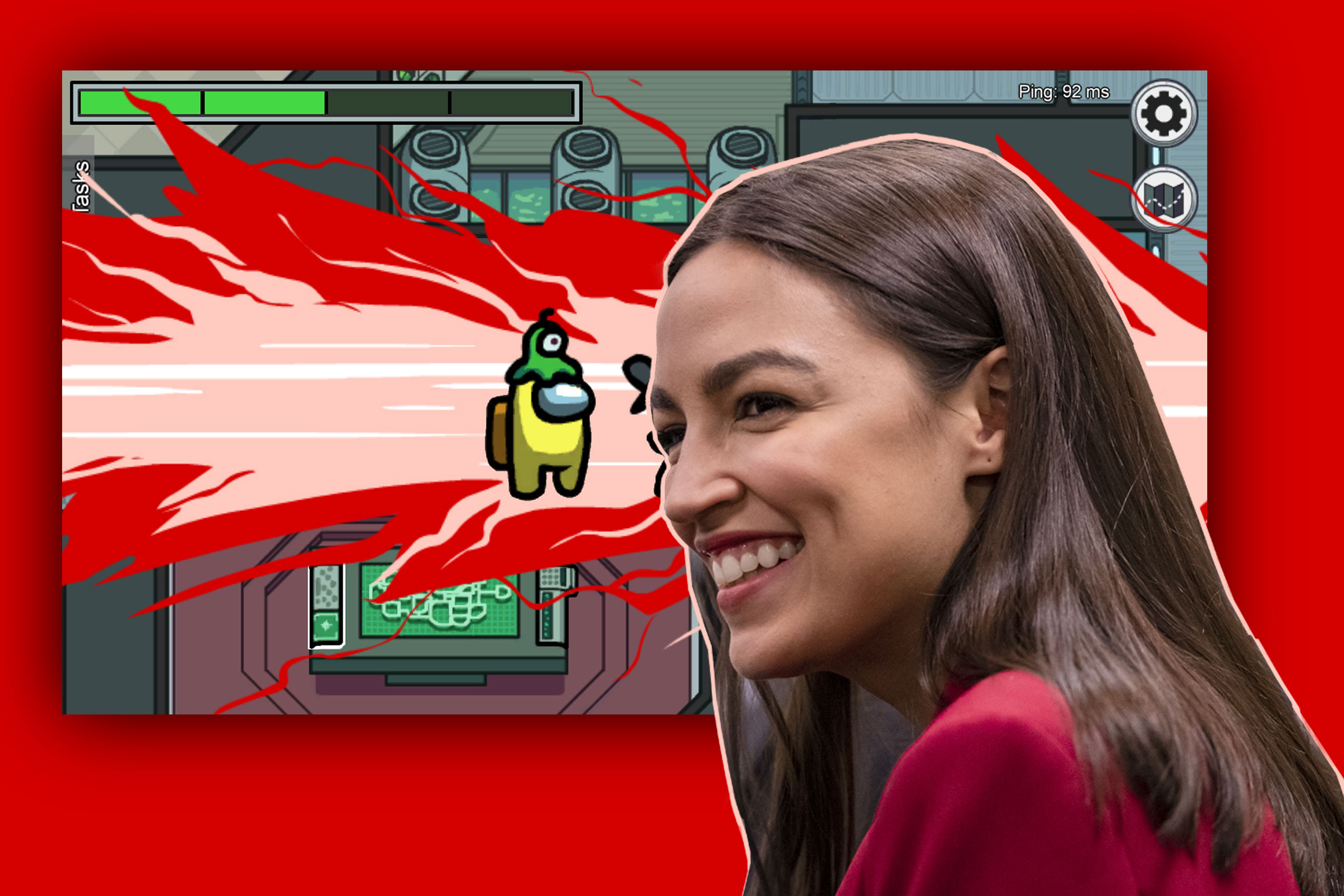 Ocasio-Cortez played the game “Among Us“ on live-streaming site Twitch in October. Some 400,000 potential voters—most of them young—joined the party.