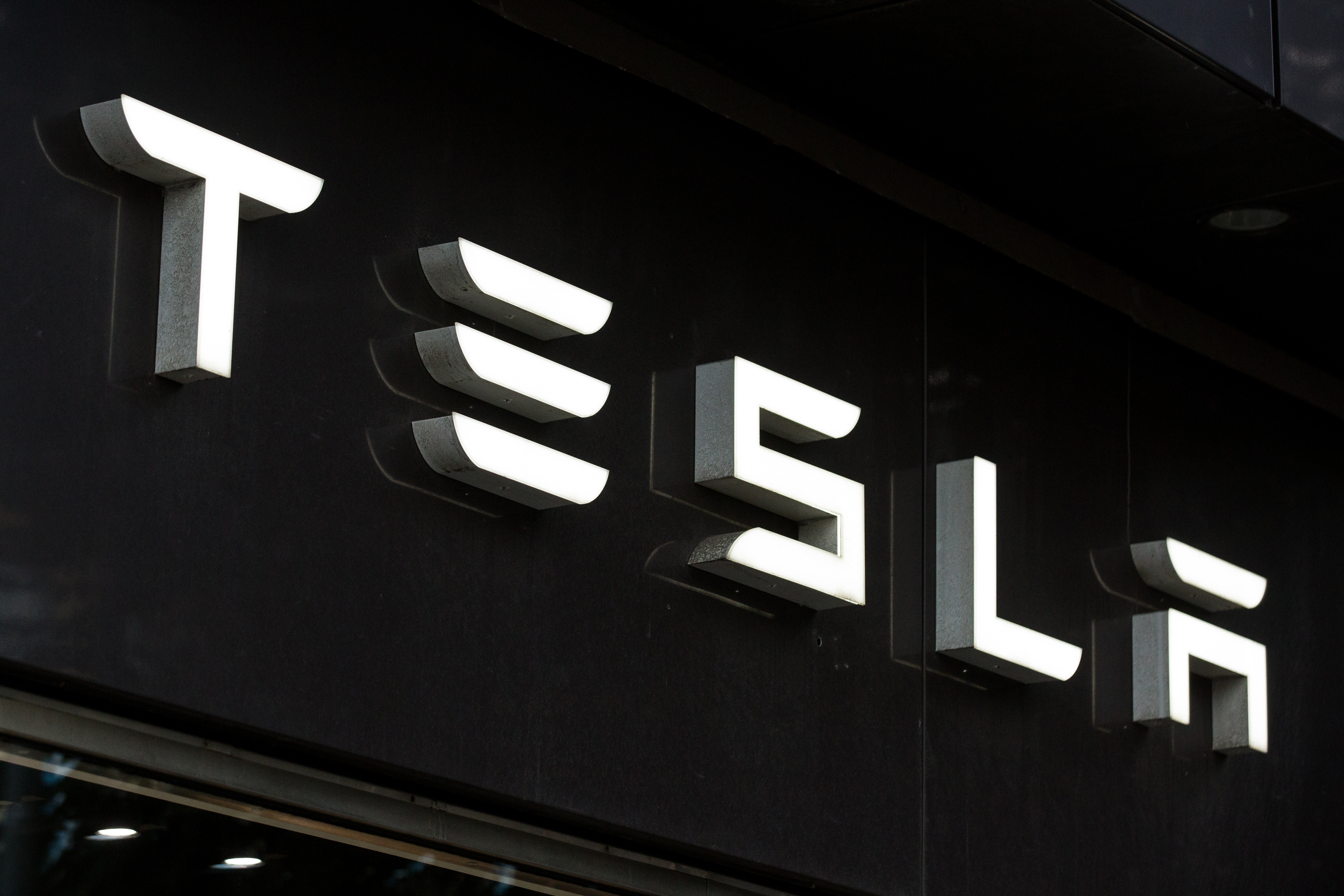 Tesla's shares debuted in the S&P 500.