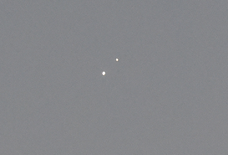 A view of the ‘great conjunction’ of 2020 from New Delhi.