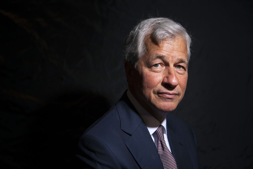 Shine on you, Jamie Dimon.