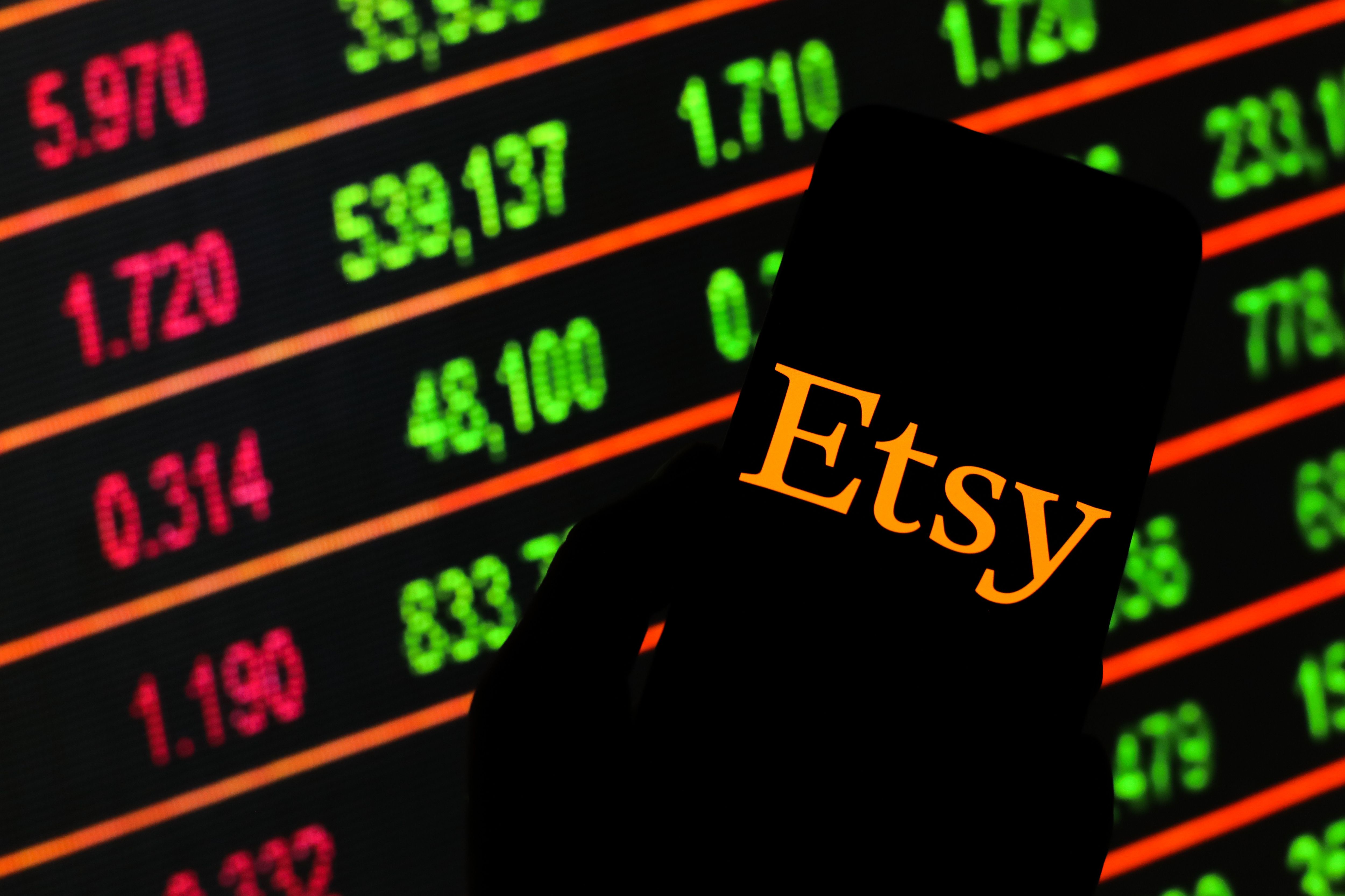 Etsy got a boost from Elon Musk Tuesday.