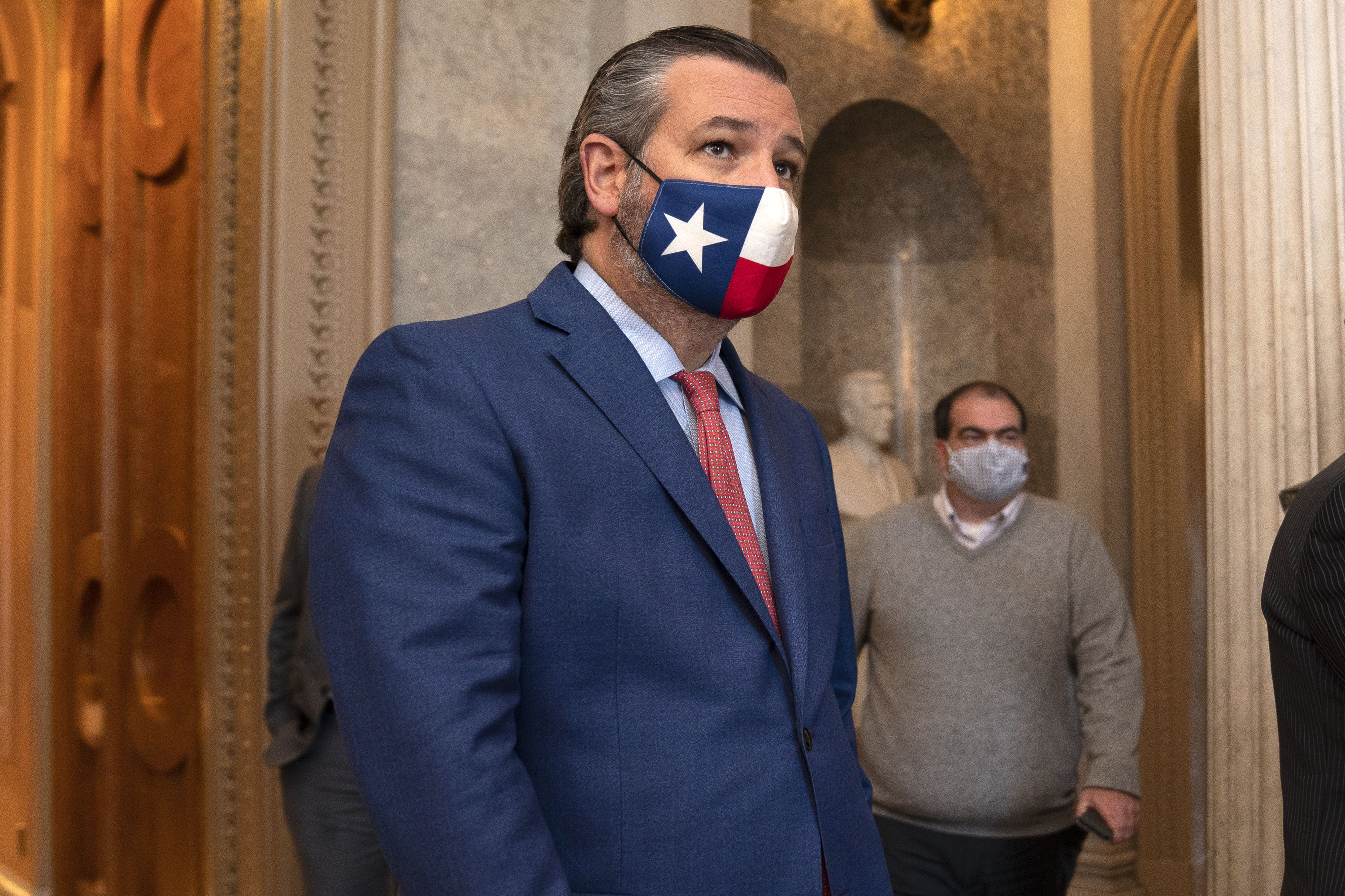 Senator Ted Cruz of Texas, along with as many as 100 House Republicans, are pressing ahead to raise objections to the state results of Biden's win, but their longshot effort is considered doomed.