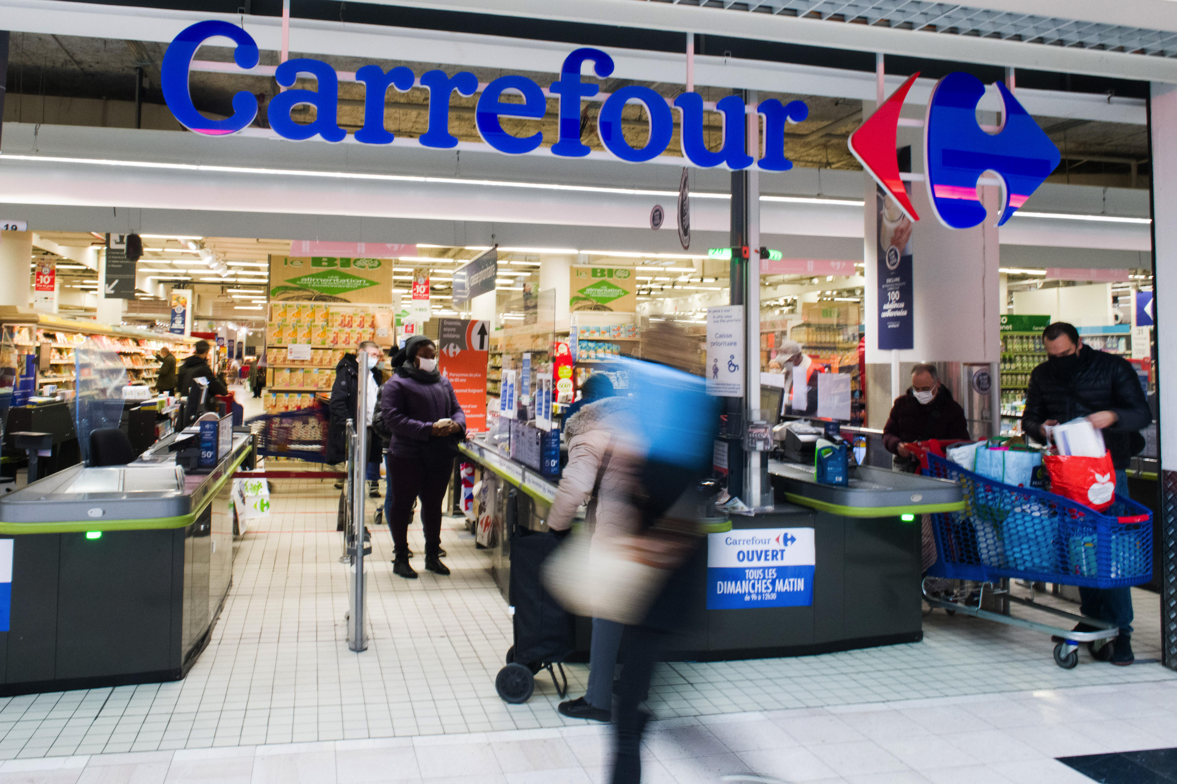 French retail giant Carrefour is a takeover target.