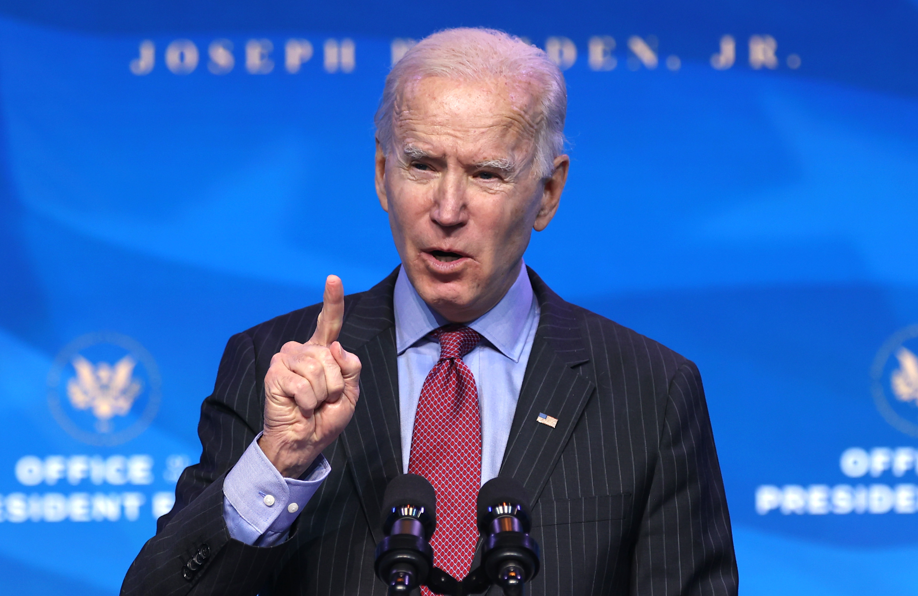 President-elect Joe Biden will test Congress' willingness o make a deal as he's reportedly set to unveil a $2 trillion stimulus package later today.