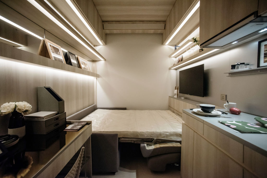 Inside A Henderson Land Micro-Apartment Show Home