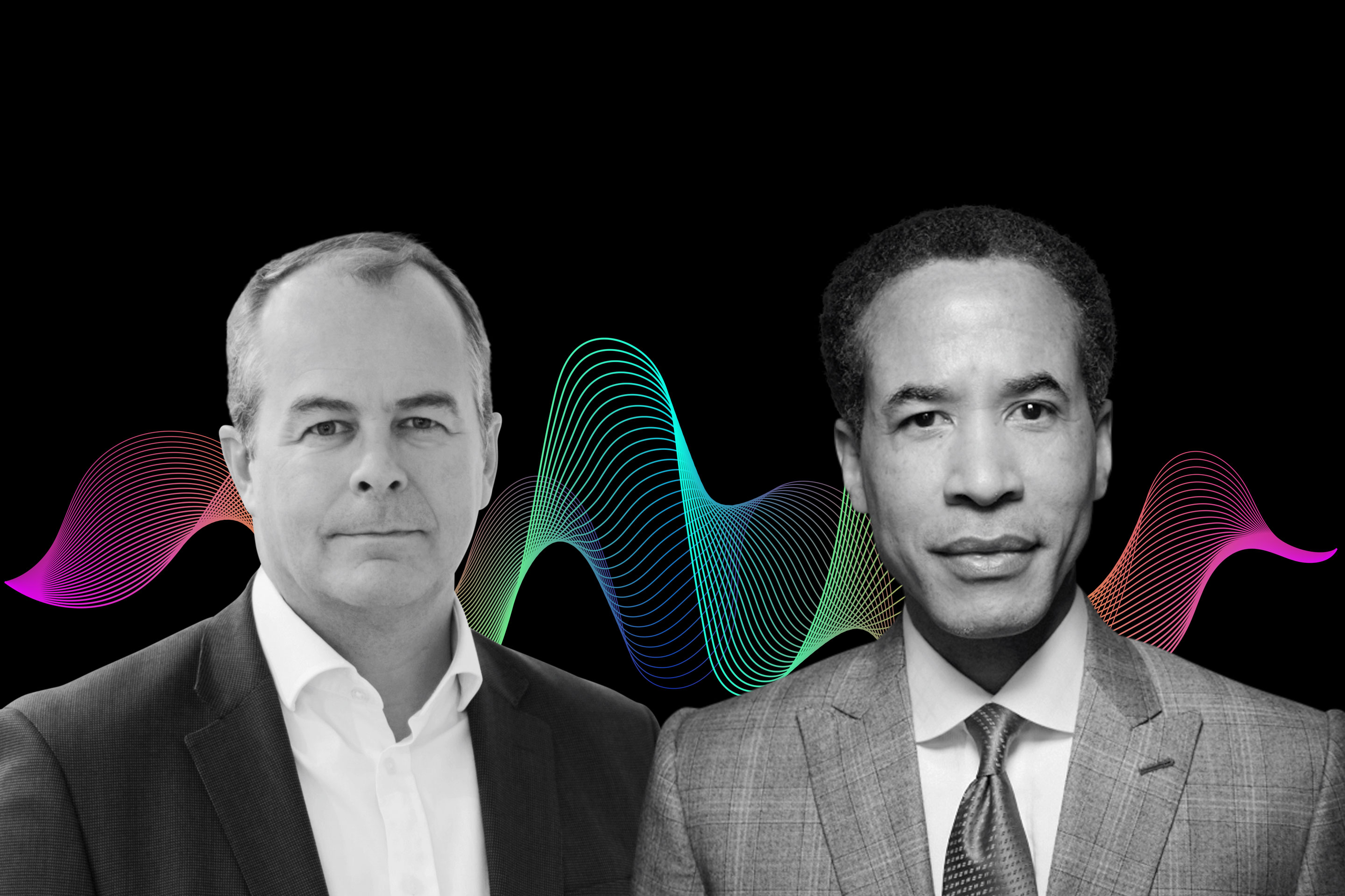 David Craig, CEO, Refinitiv (right), and Charles Phillips Managing Partner, Recognize, and Co-Chair, Black Economic
Alliance on Leadership Next.