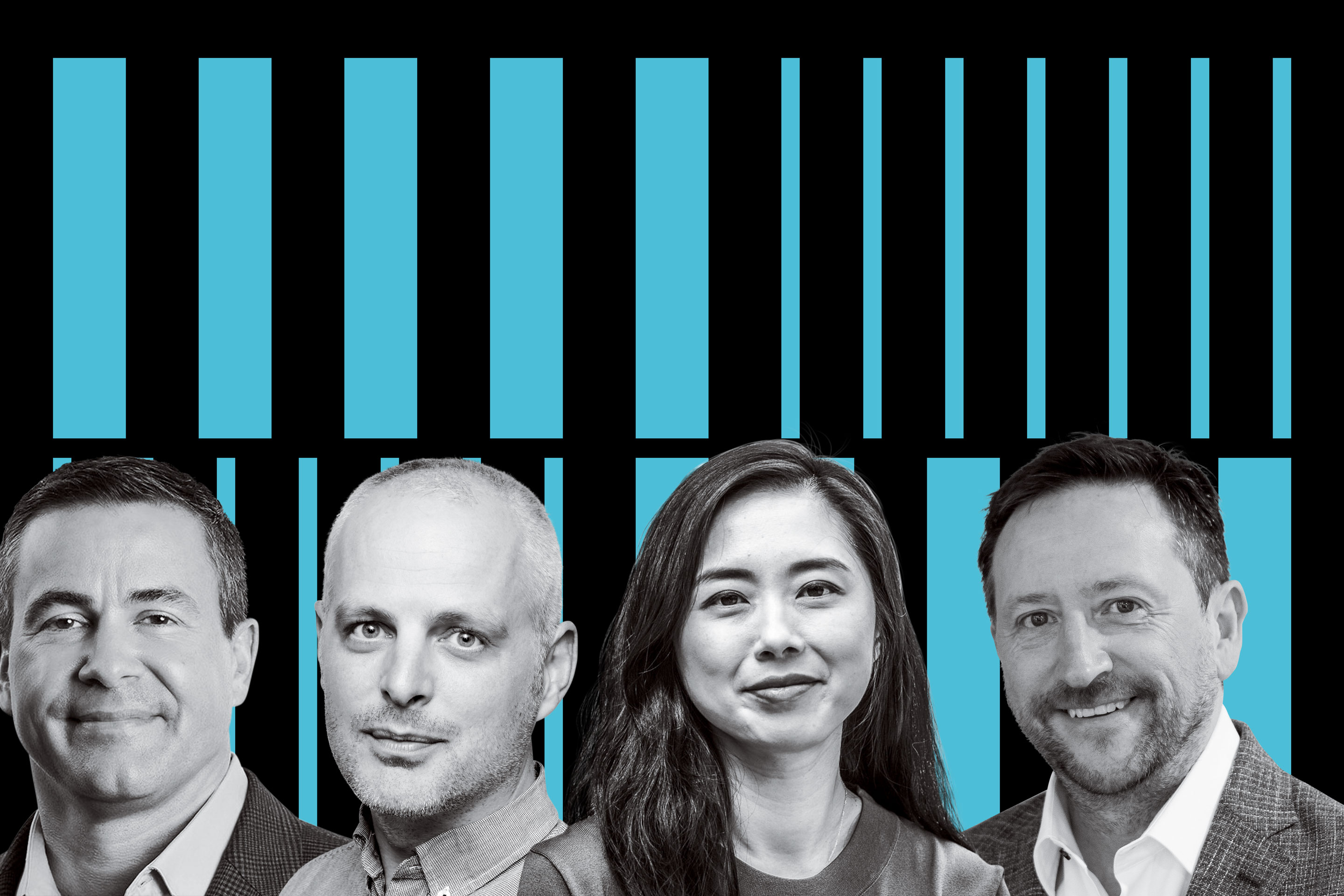 Mike Maresca, global chief technology officer, Walgreens Boots Alliance;
Iain Roberts, chief operating officer, IDEO;
Haiyan Zhang, chief of staff, Xbox, Microsoft; David Sawatzky, chief delivery officer, 3Pillar Global