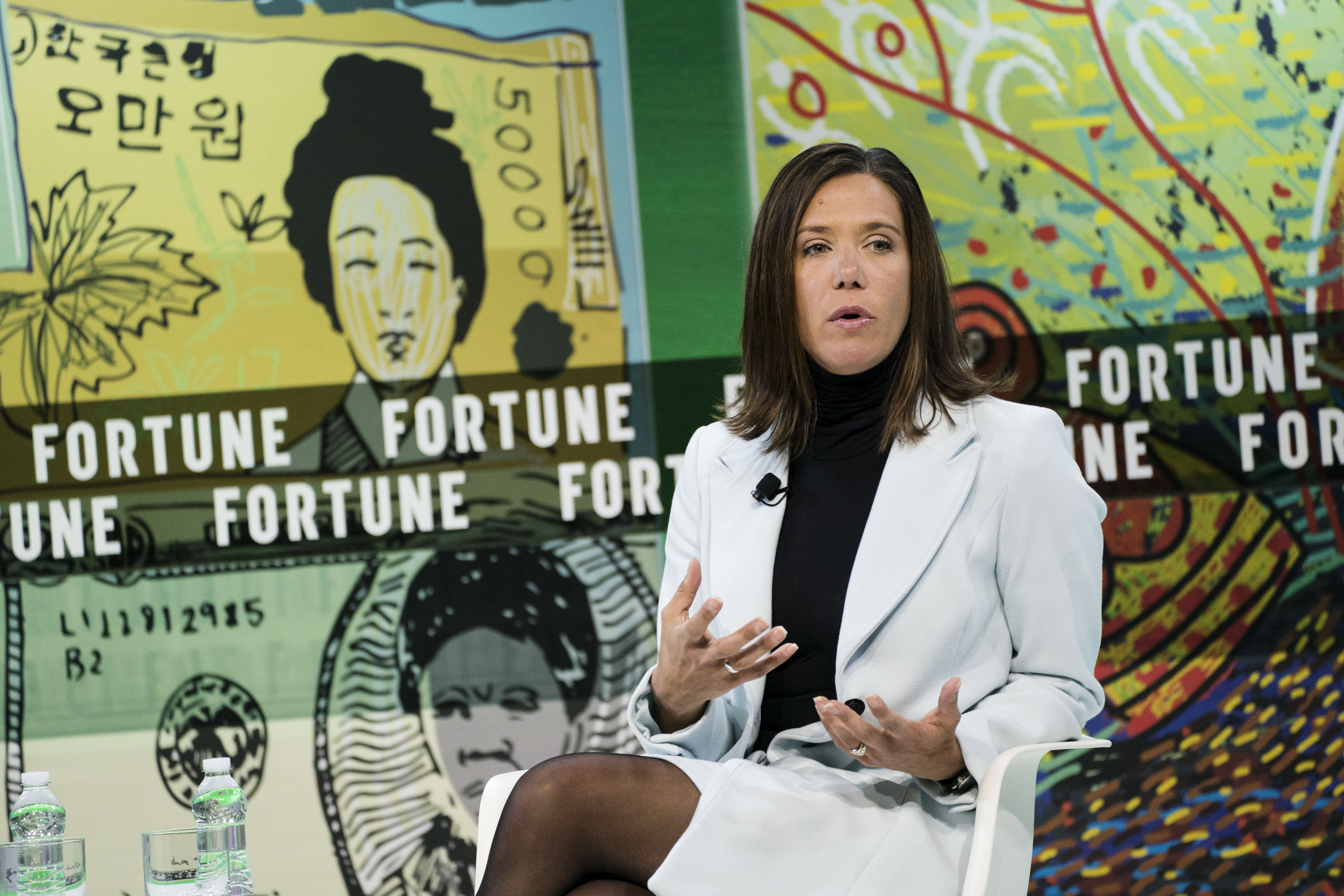 Best Buy CEO Corie Barry speaks at Fortune’s Most Powerful Women Summit in Washington, D.C., Oct. 23, 2019.