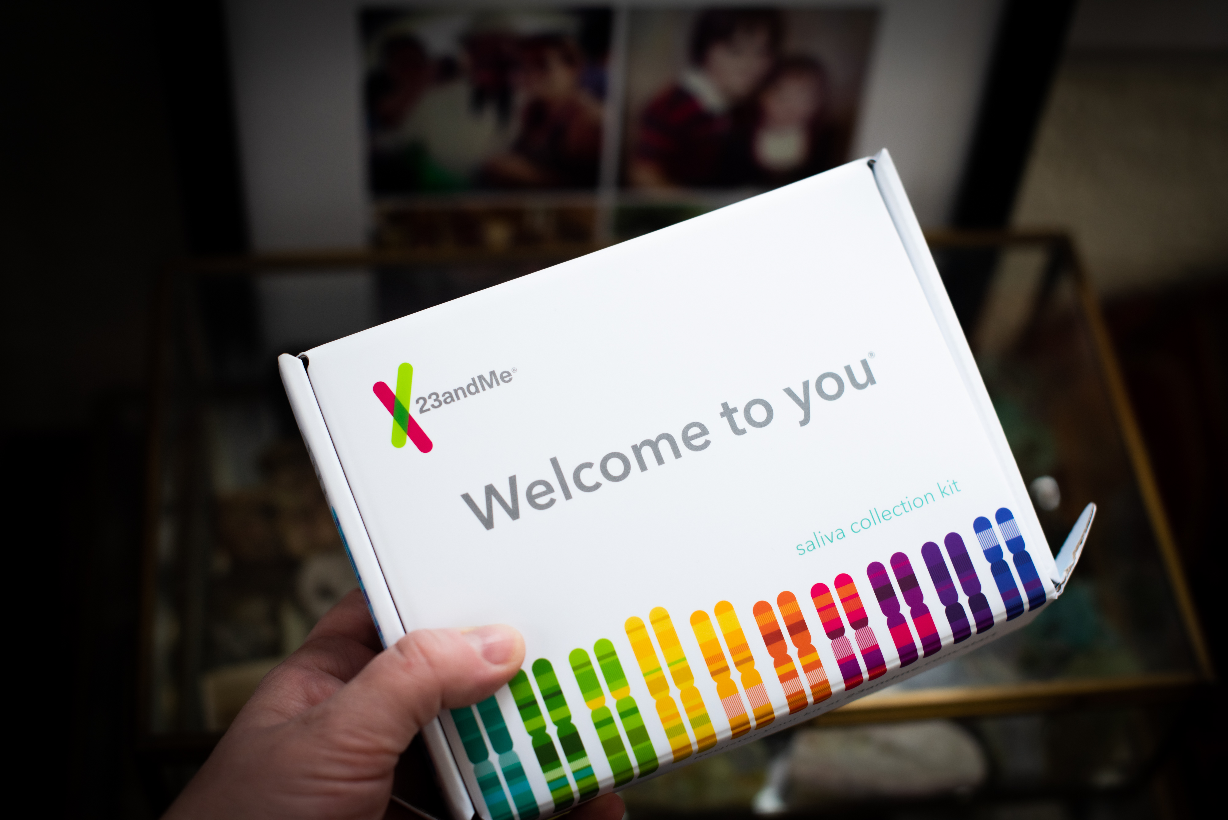 A 23andMe Ancestry + Traits Service DNA kit arranged in Dobbs Ferry, New York, U.S., on Sunday, Jan. 31, 2021. Consumer DNA-testing company 23andMe Inc. is going public through a roughly $3.5 billion deal with VG Acquisition Corp., a special purpose acquisition company founded by billionaire Richard Branson.