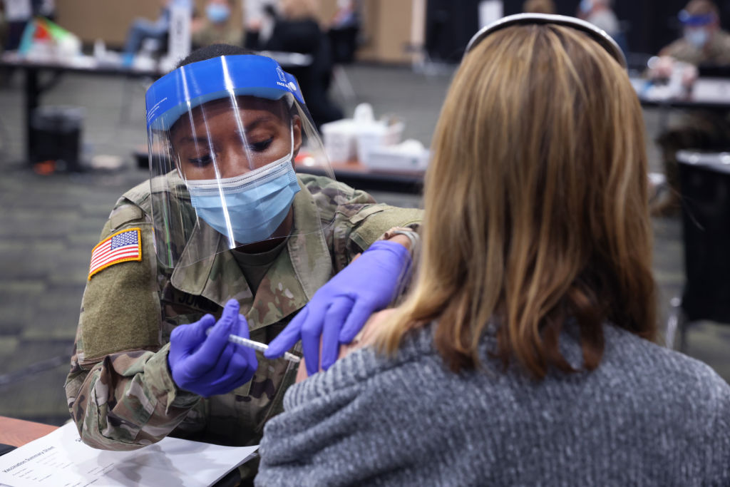 Tinley Park Convention Center Serves As Mass Vaccination Site