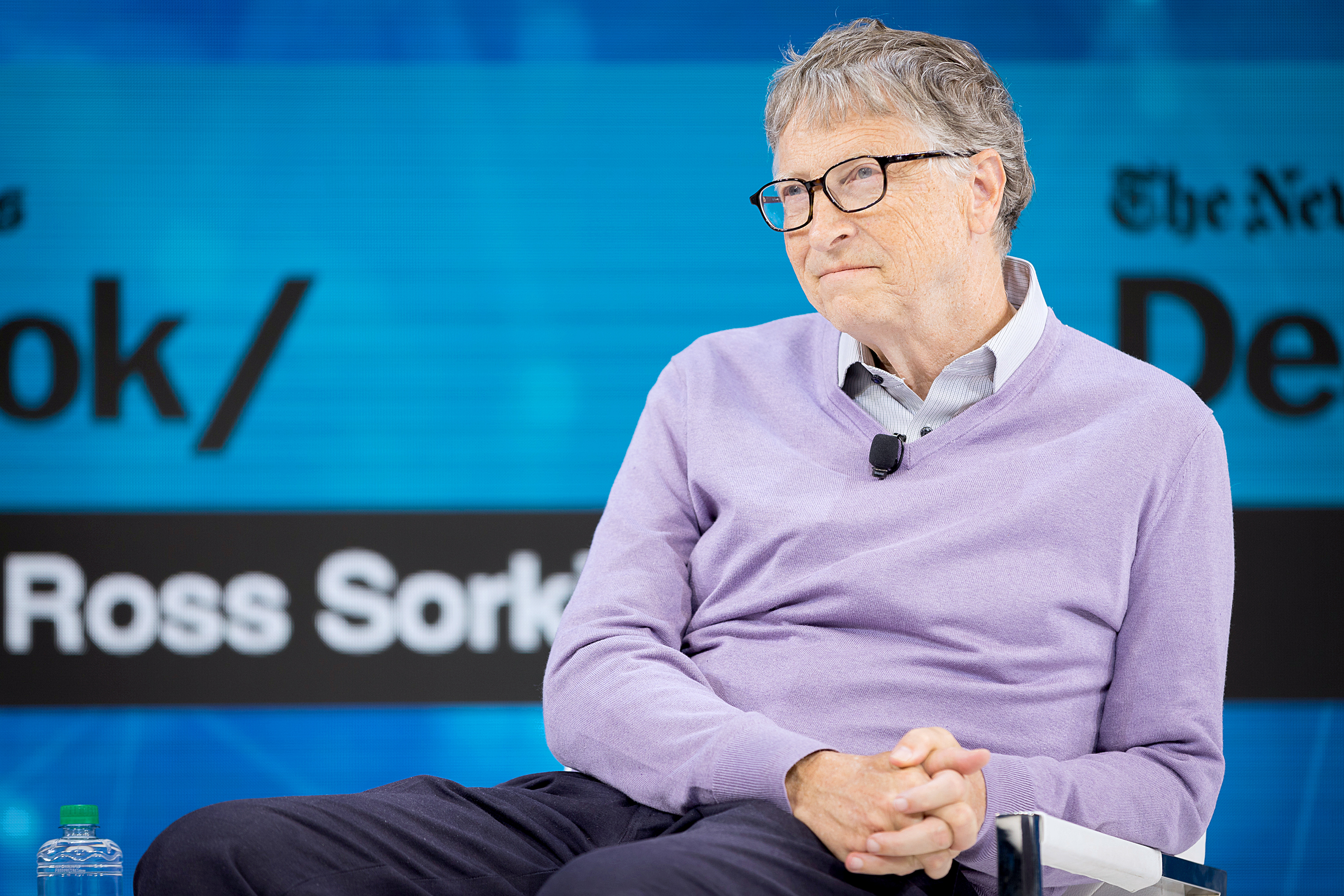 Bill Gates speaks onstage at the New York Times Dealbook conference on Nov. 6, 2019 in New York City. Gates’ Breakthrough Energy Ventures will back Turntide, a smart motor company.
