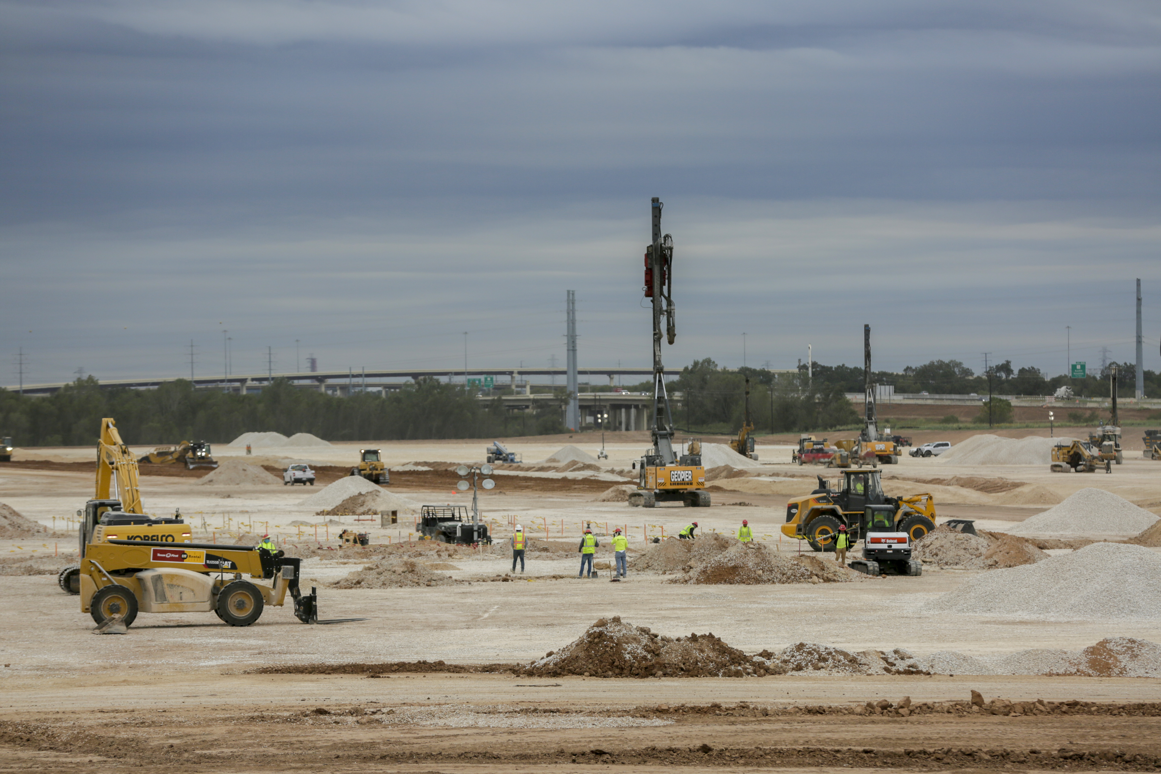 Tesla's Austin plant in October 2020.