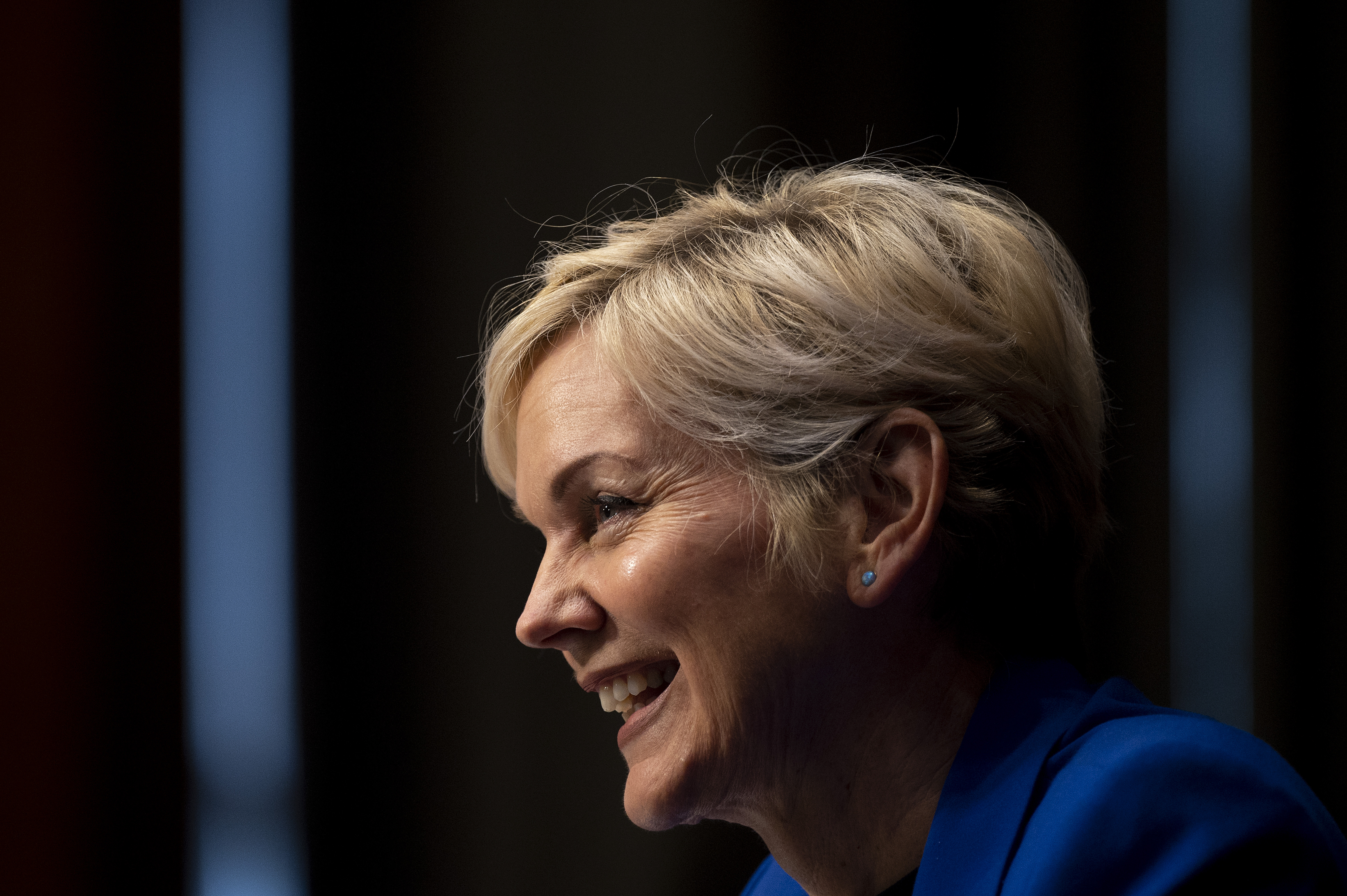 Former Michigan Gov. Jennifer Granholm testifies before the Senate Energy and Natural Resources Committee during a hearing to examine her nomination to be secretary of energy, on Capitol Hill, Jan. 27, 2021, in Washington, D.C. 