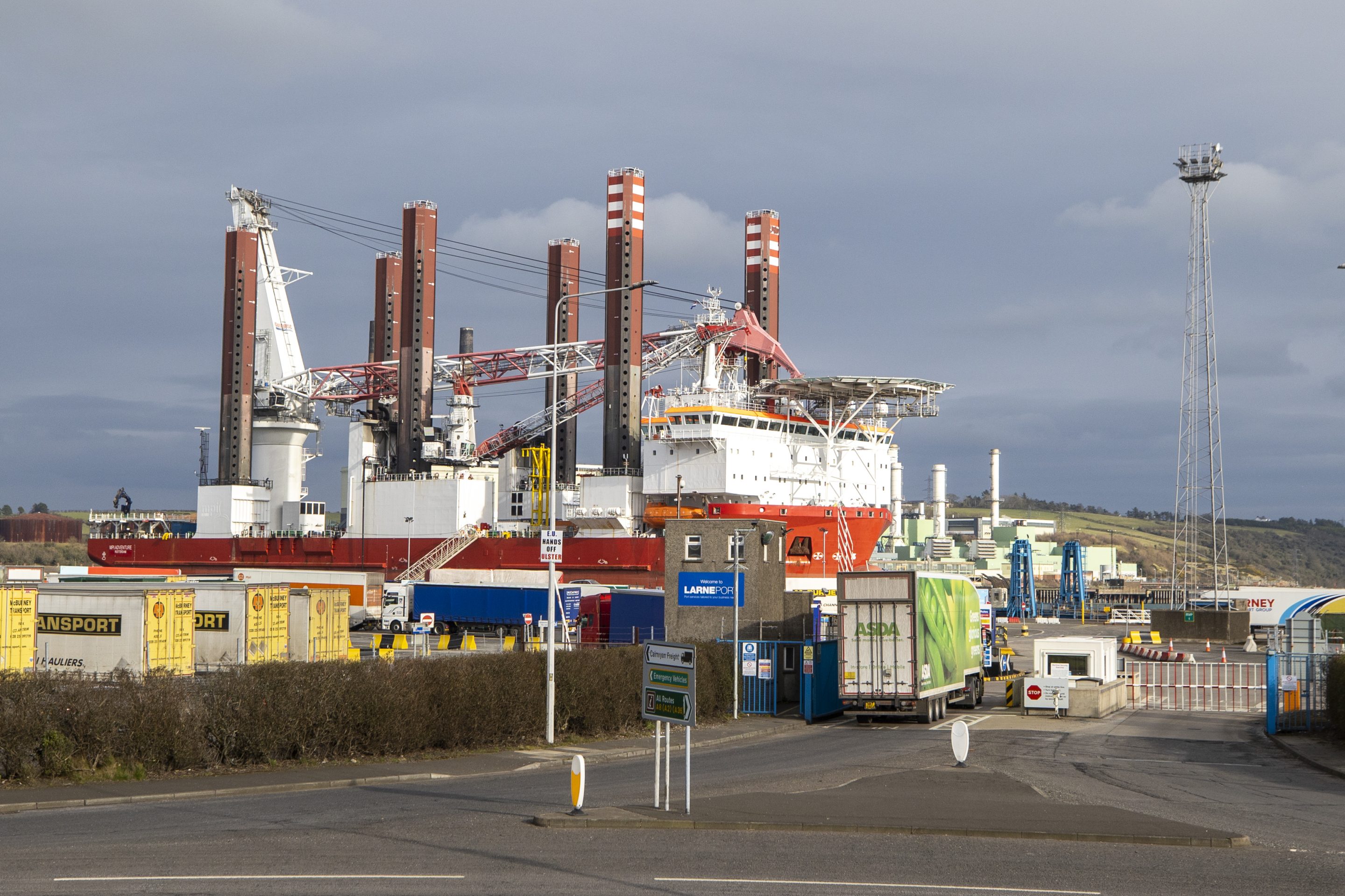 EU says the U.K. violated international law by unilaterally extending a trading grace period.