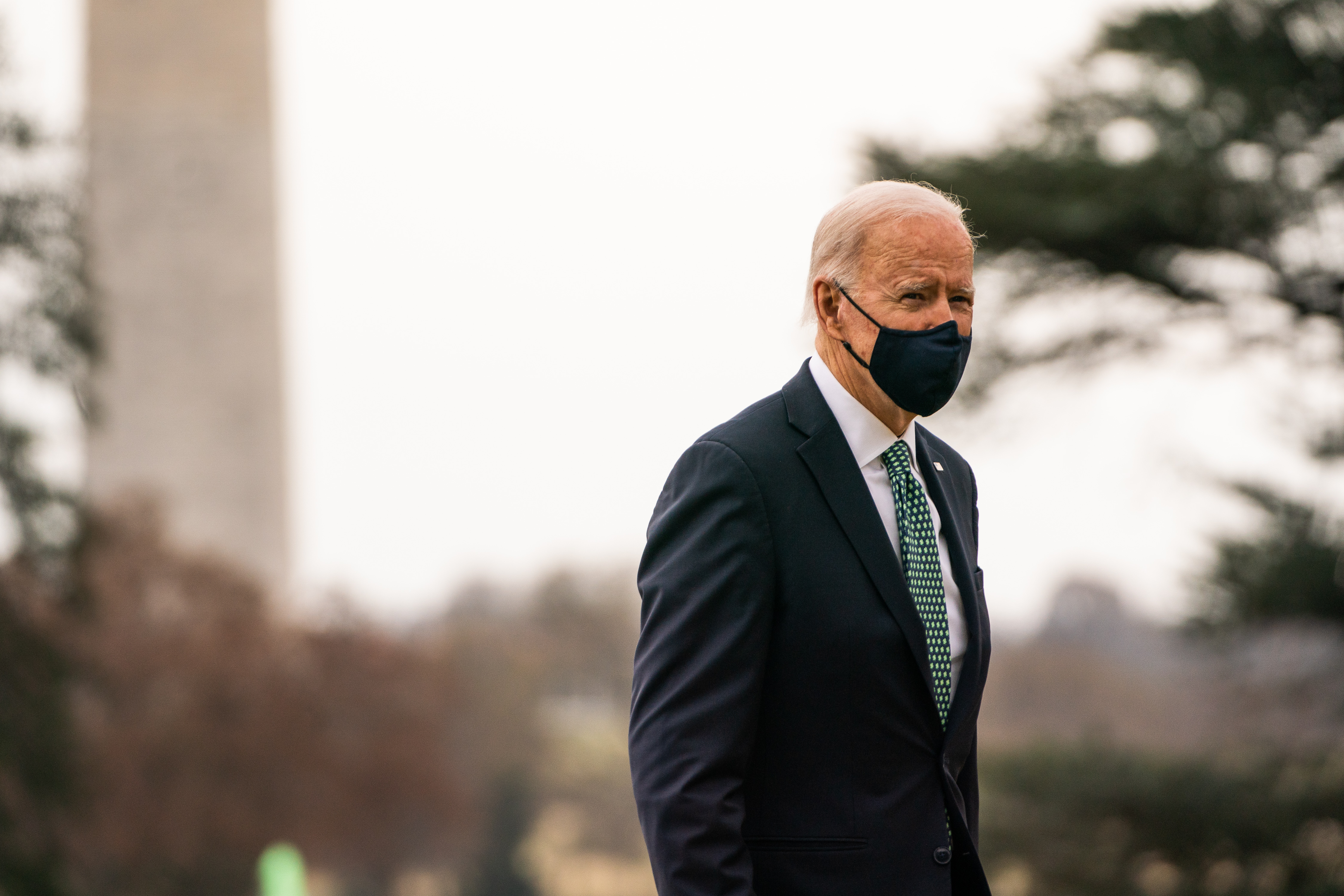 Biden is taking a strong stance on Putin.