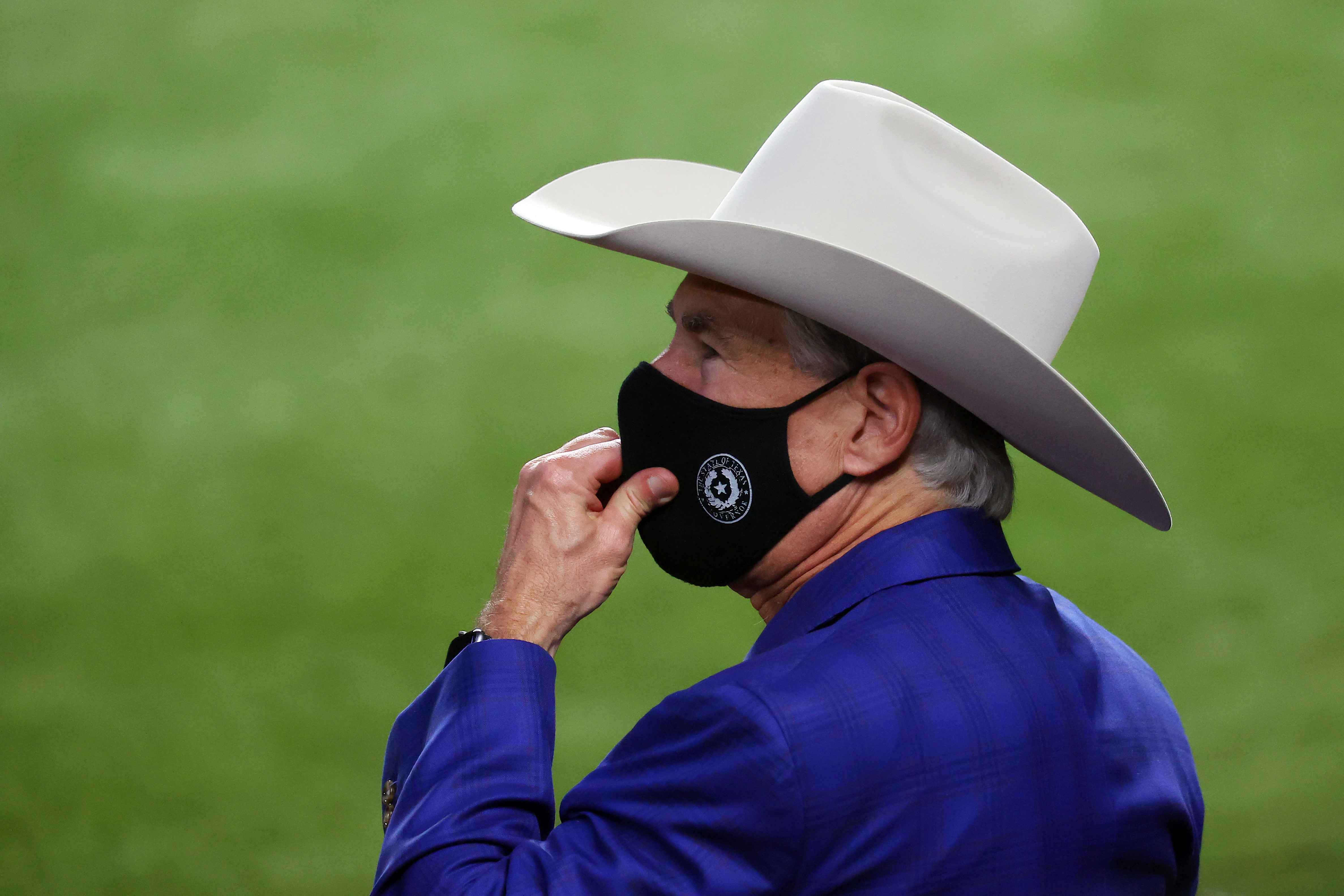 Governor of Texas Greg Abbott in October. He now plans to end the state's mask mandate.