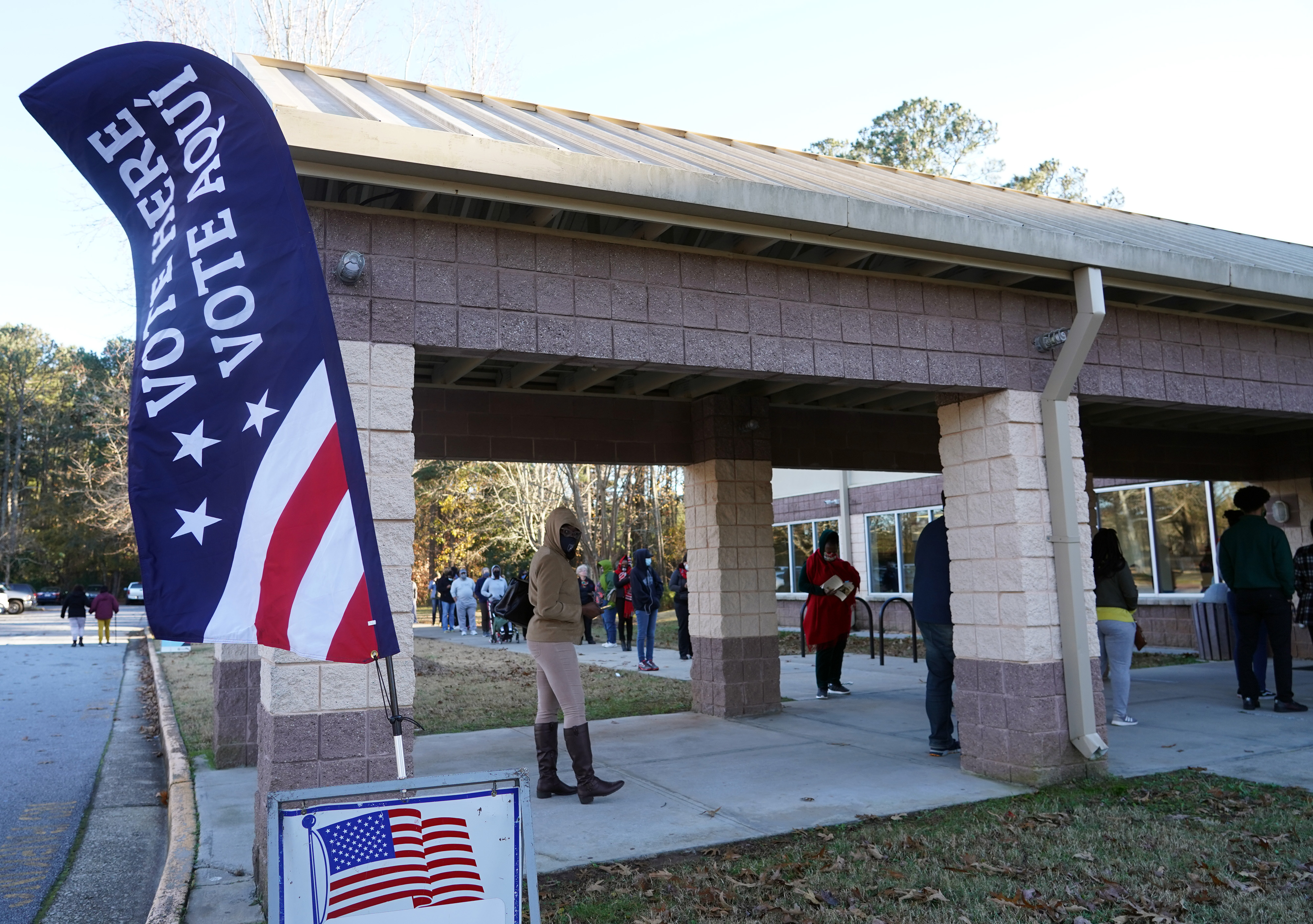 Tech giants speak out about Georgia's new voting law.