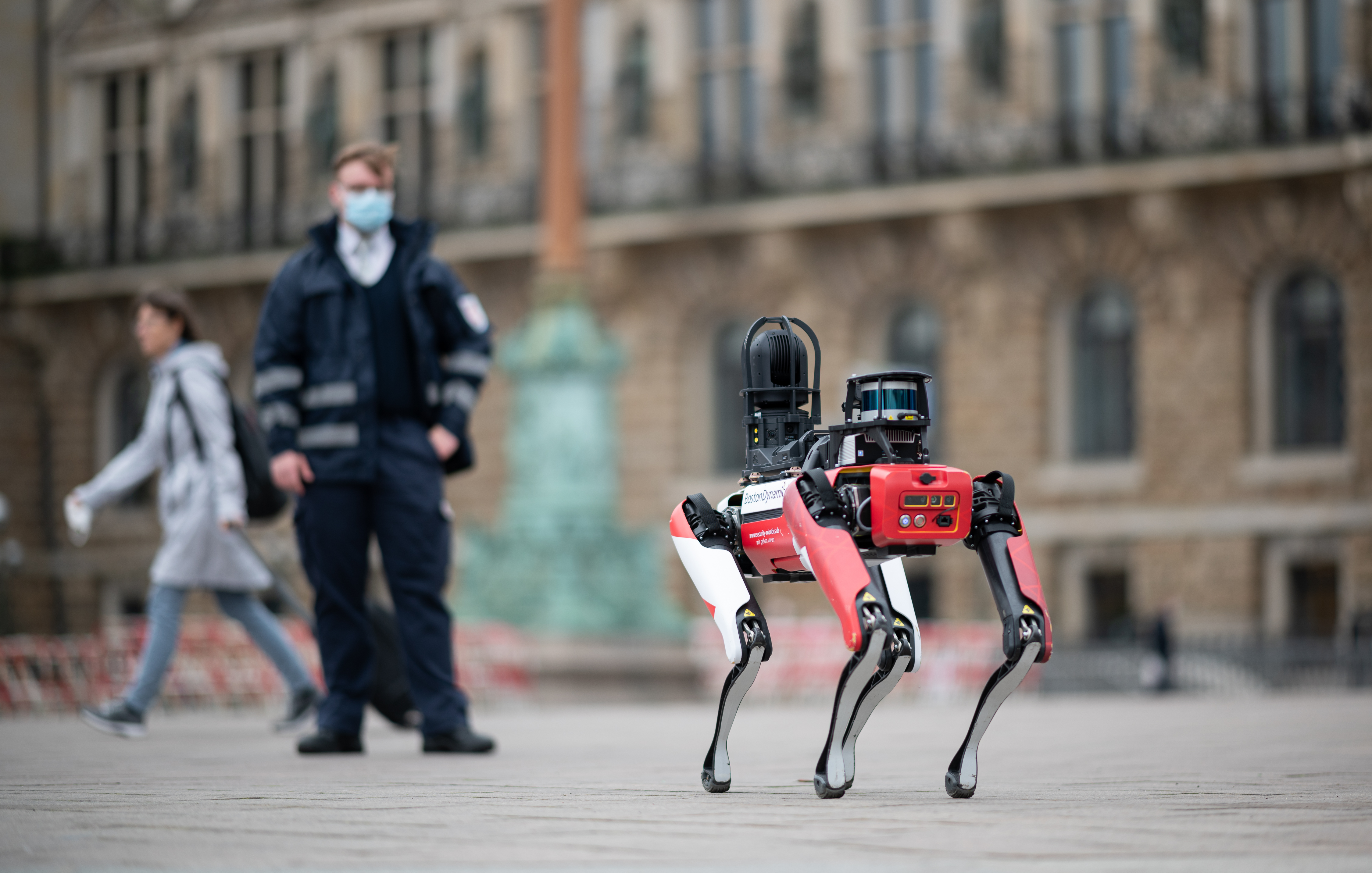 A robotic dog from Boston Dynamics.