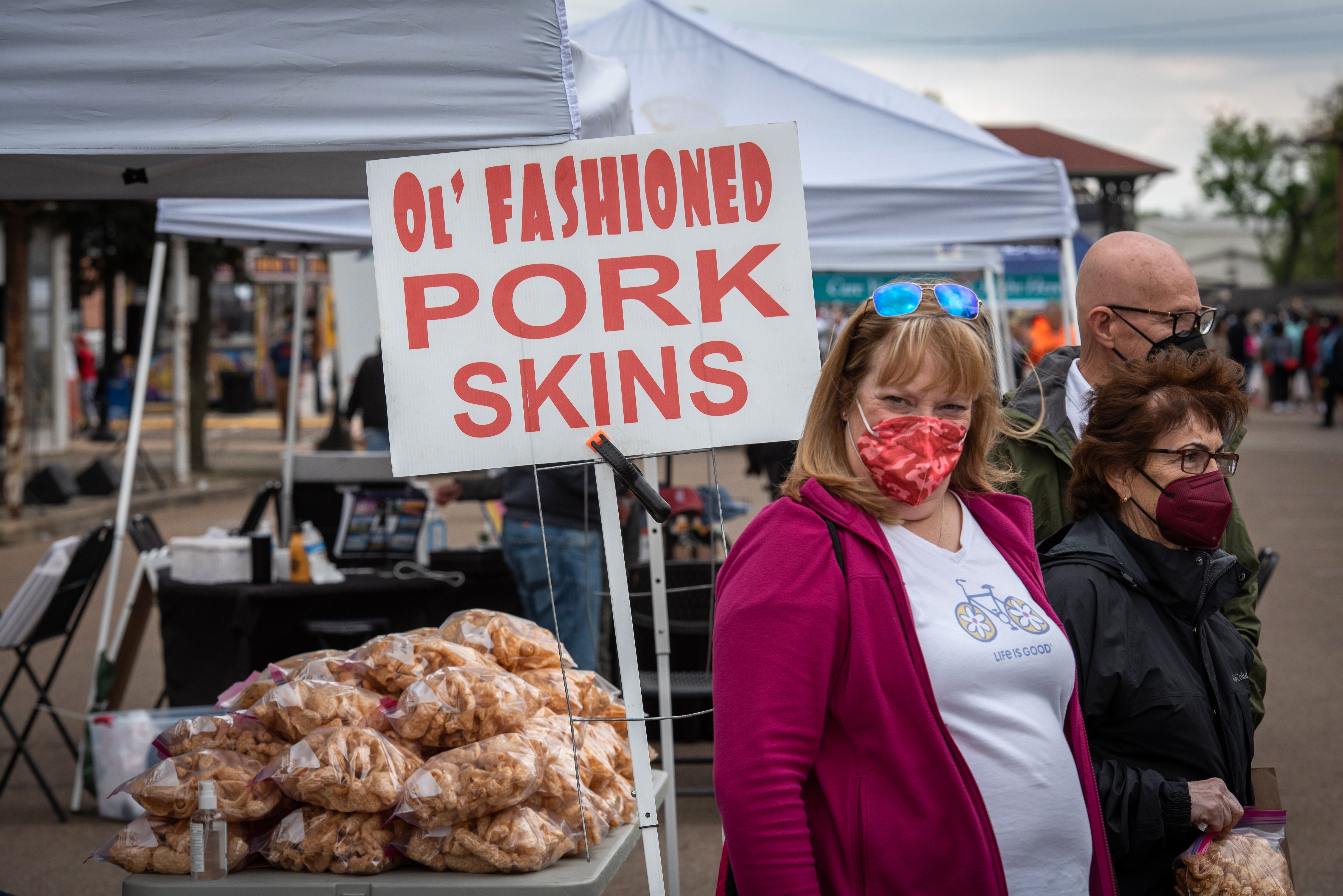 A festival in Clarksdale, Mississippi. Take up for vaccines have been low in the state.
