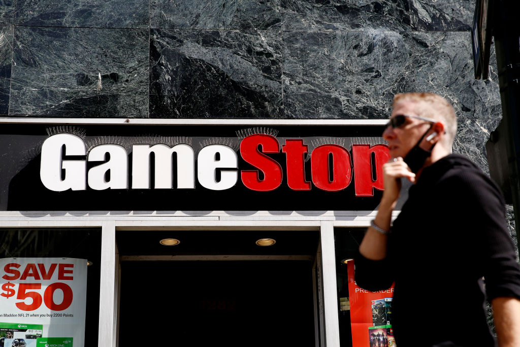 A GameStop on Sixth Avenue in New York City, on March 23, 2021.