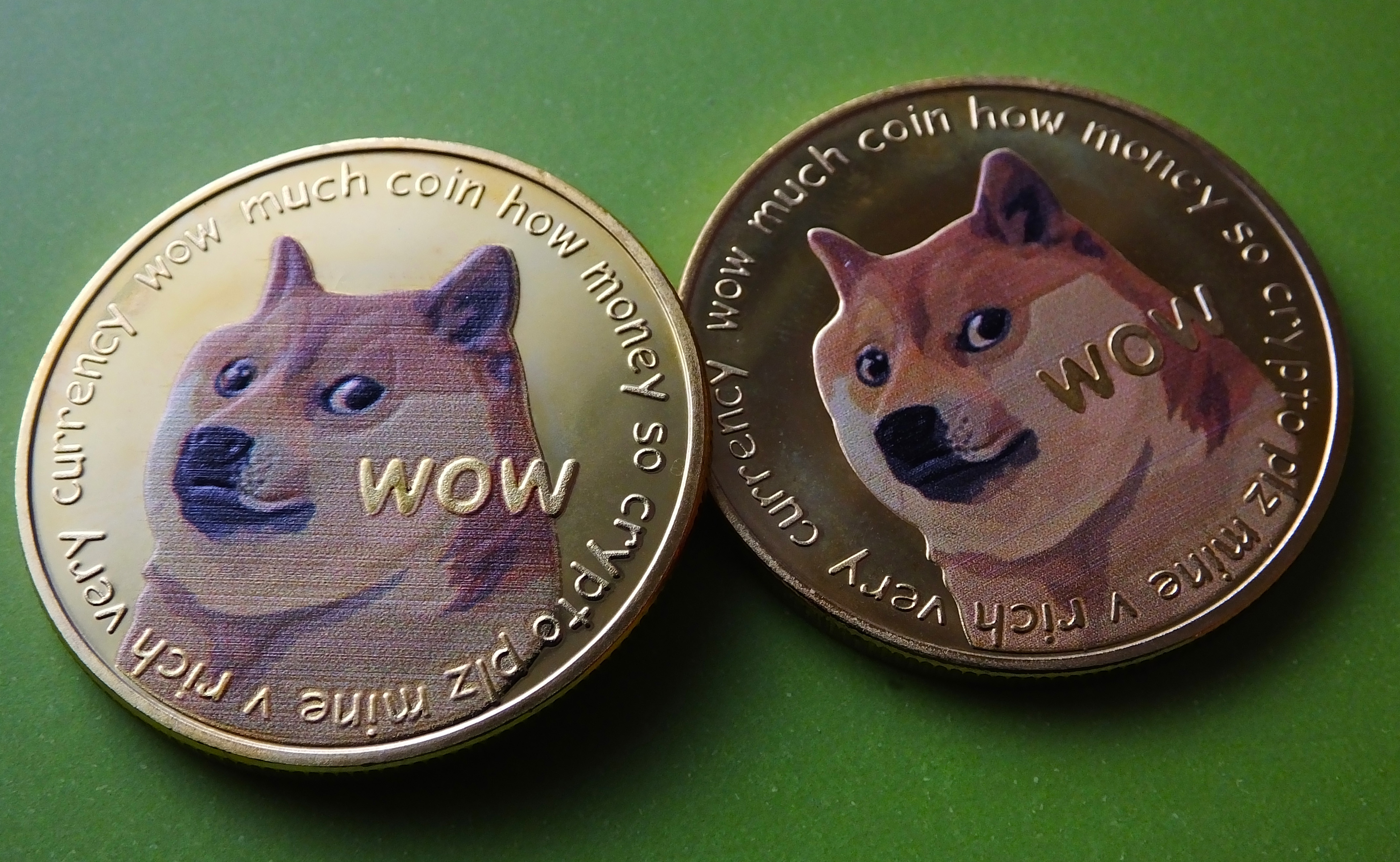 Dogecoin has risen as much as 20% in the past 24 hours after two financial heavyweights namechecked the currency on Twitter.