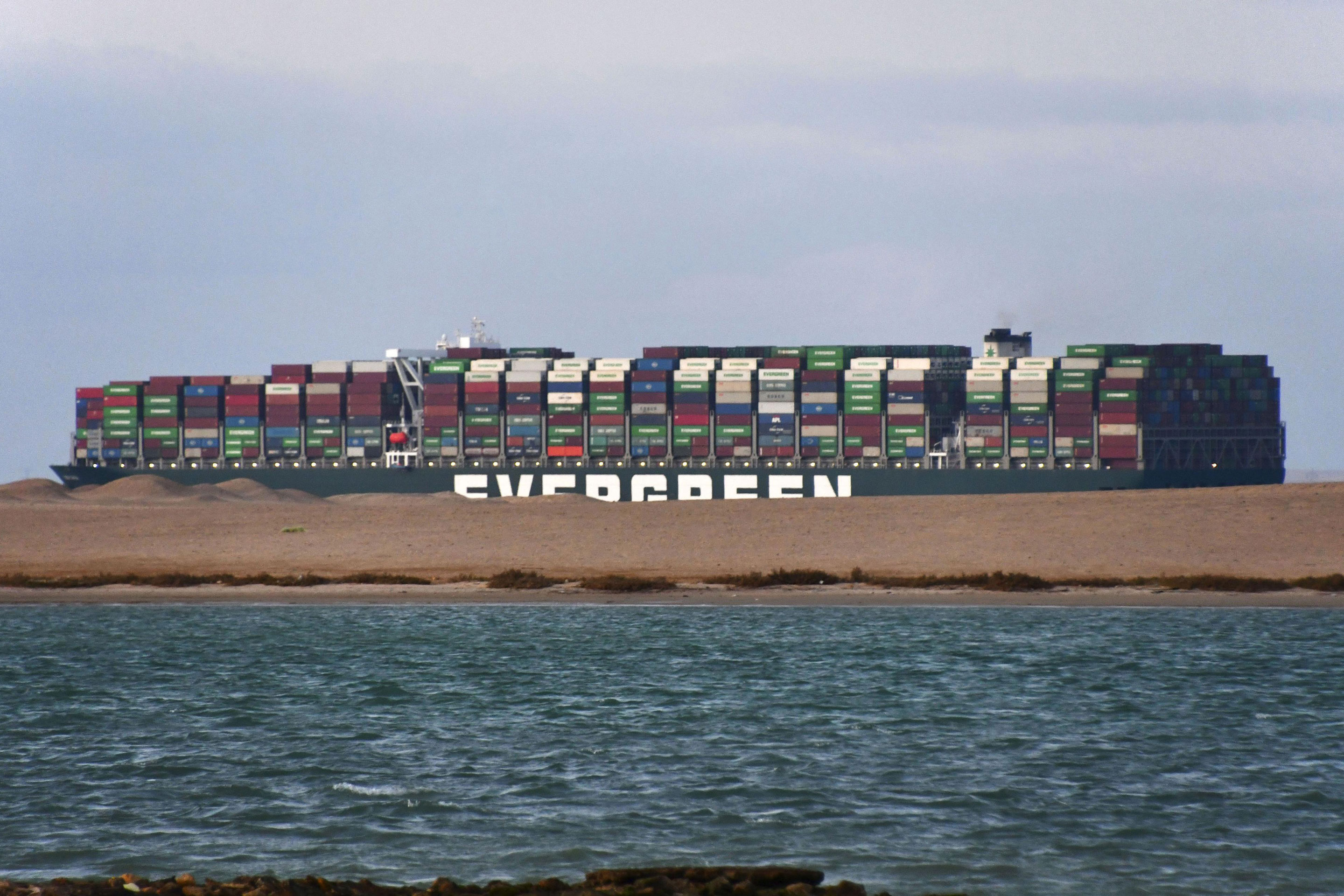 The Ever Given ship refloated on March 29, 2021.