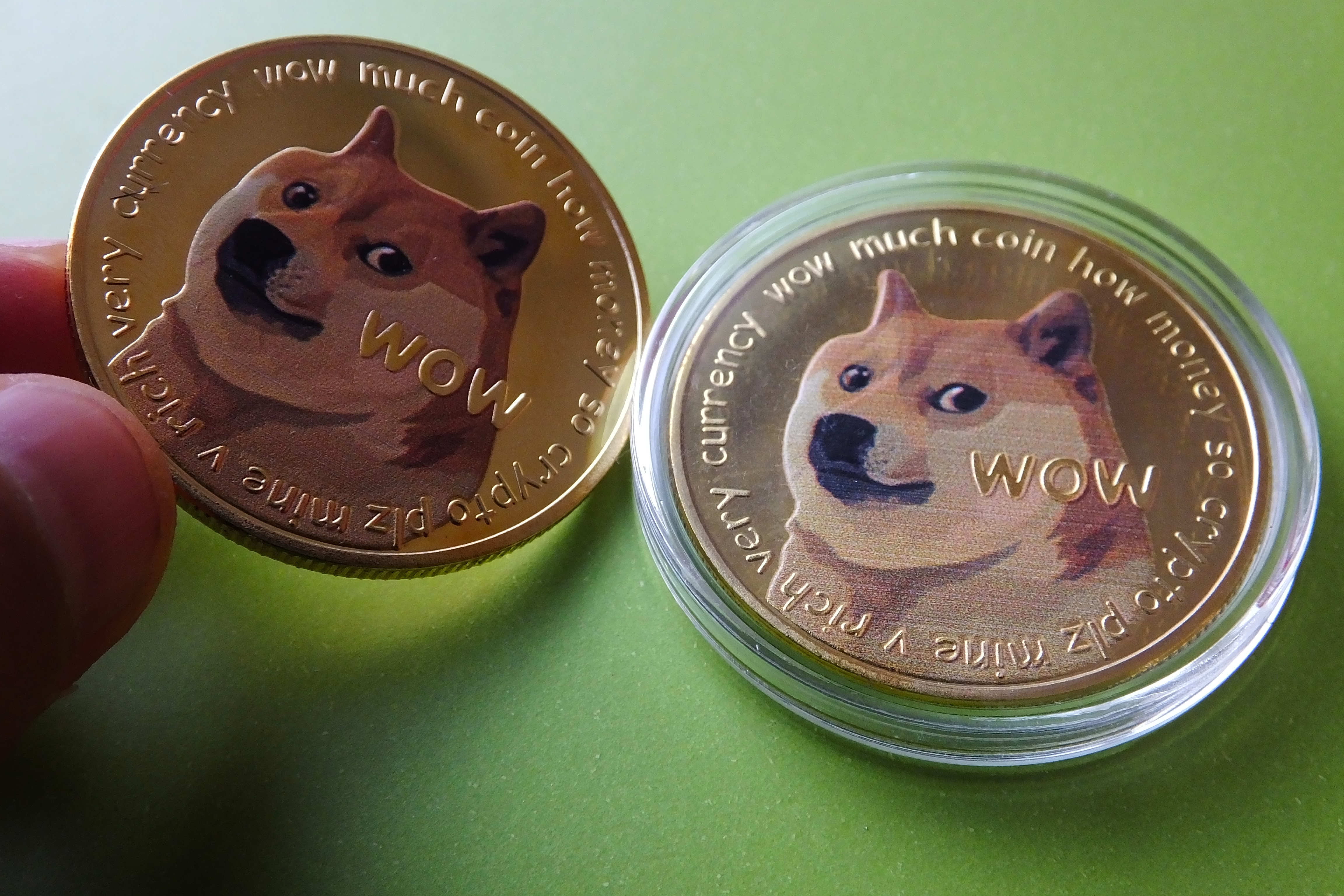 Dogecoin's market cap soared above $85 billion at one point on Wednesday as the crypto currency continues to rally.