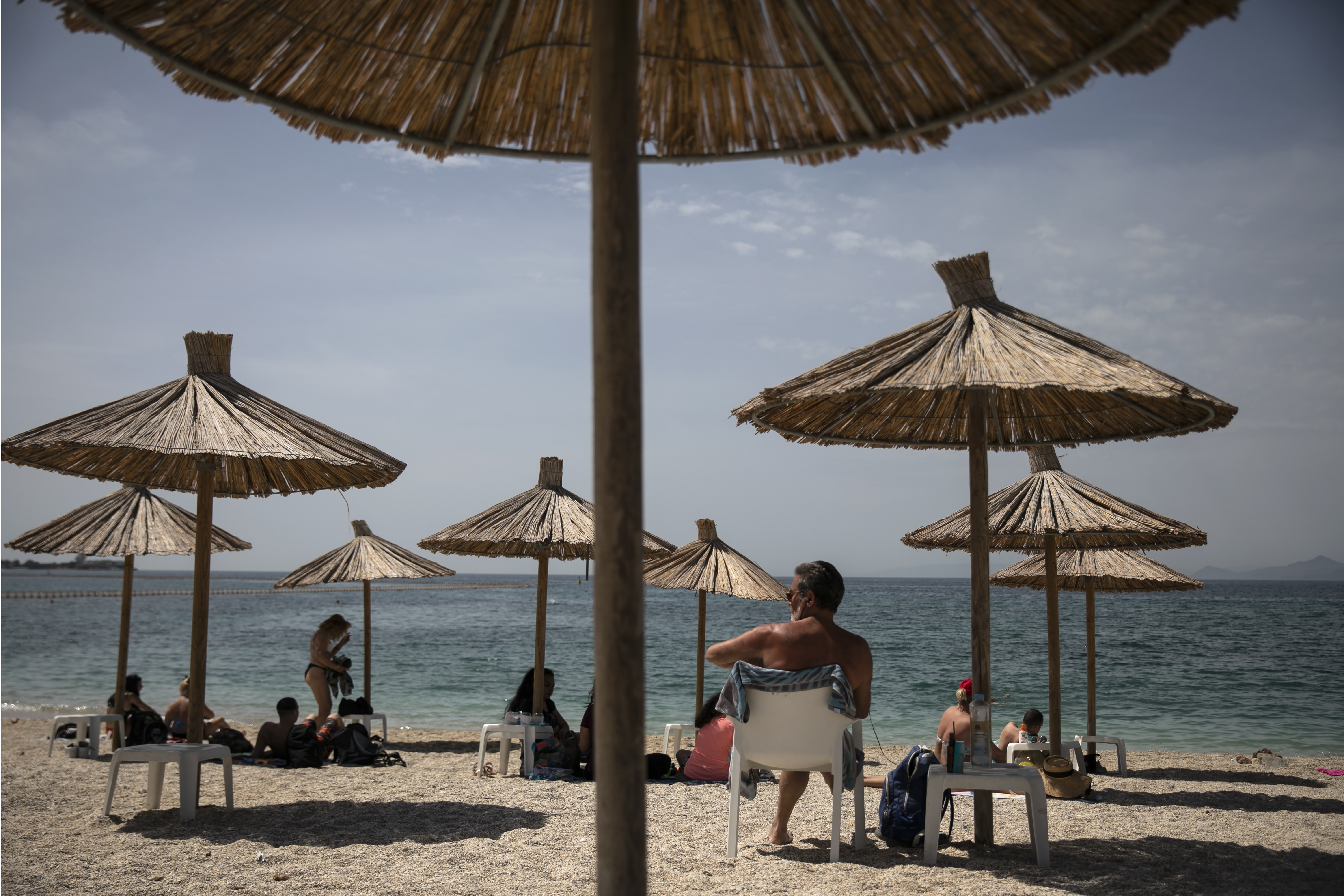 At a beach in Alimos, a suburb of Athens. Slowly, the EU is opening its borders to more foreign travelers, including Americans.