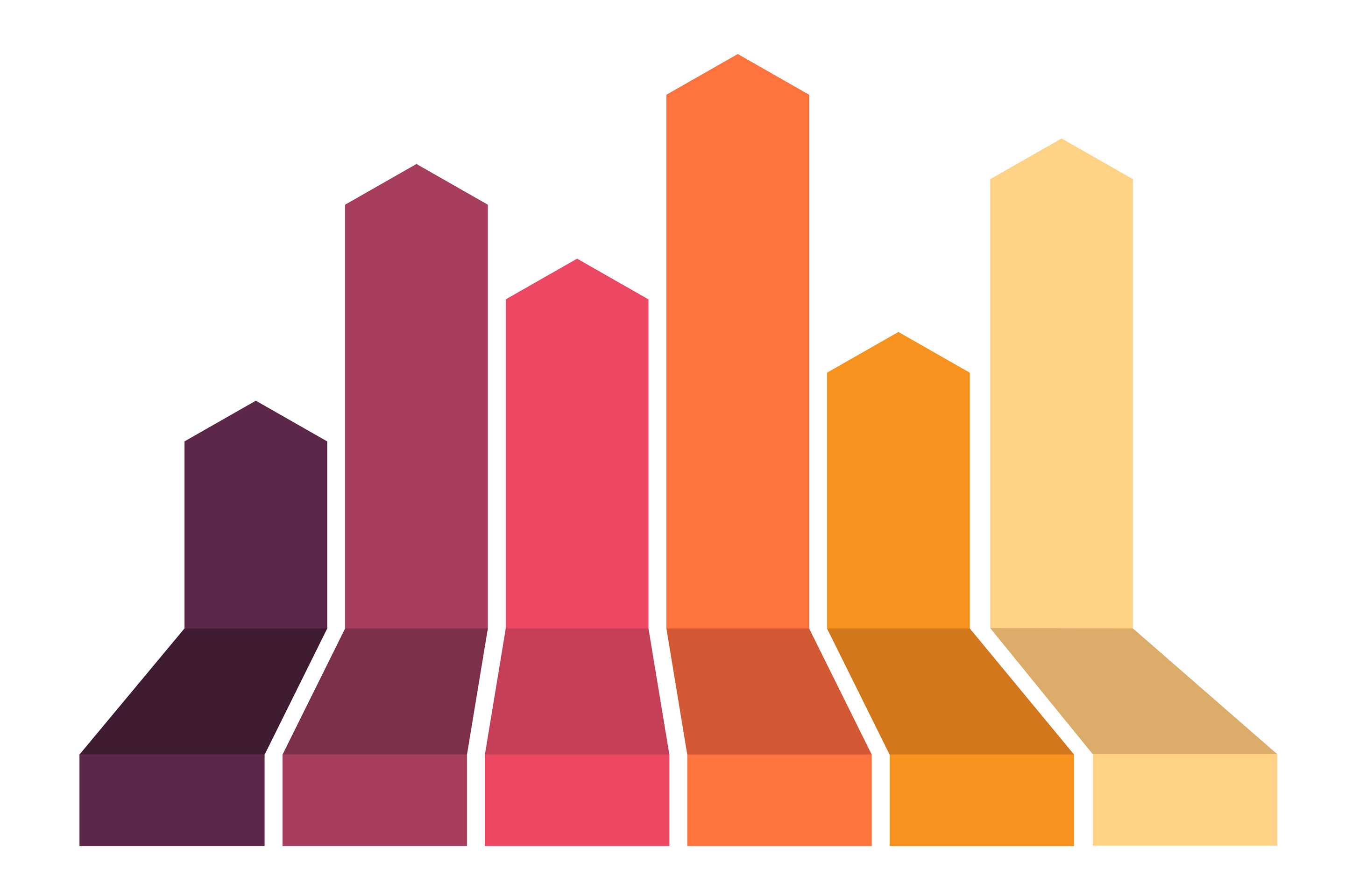 Arrows business growth infographic blank template