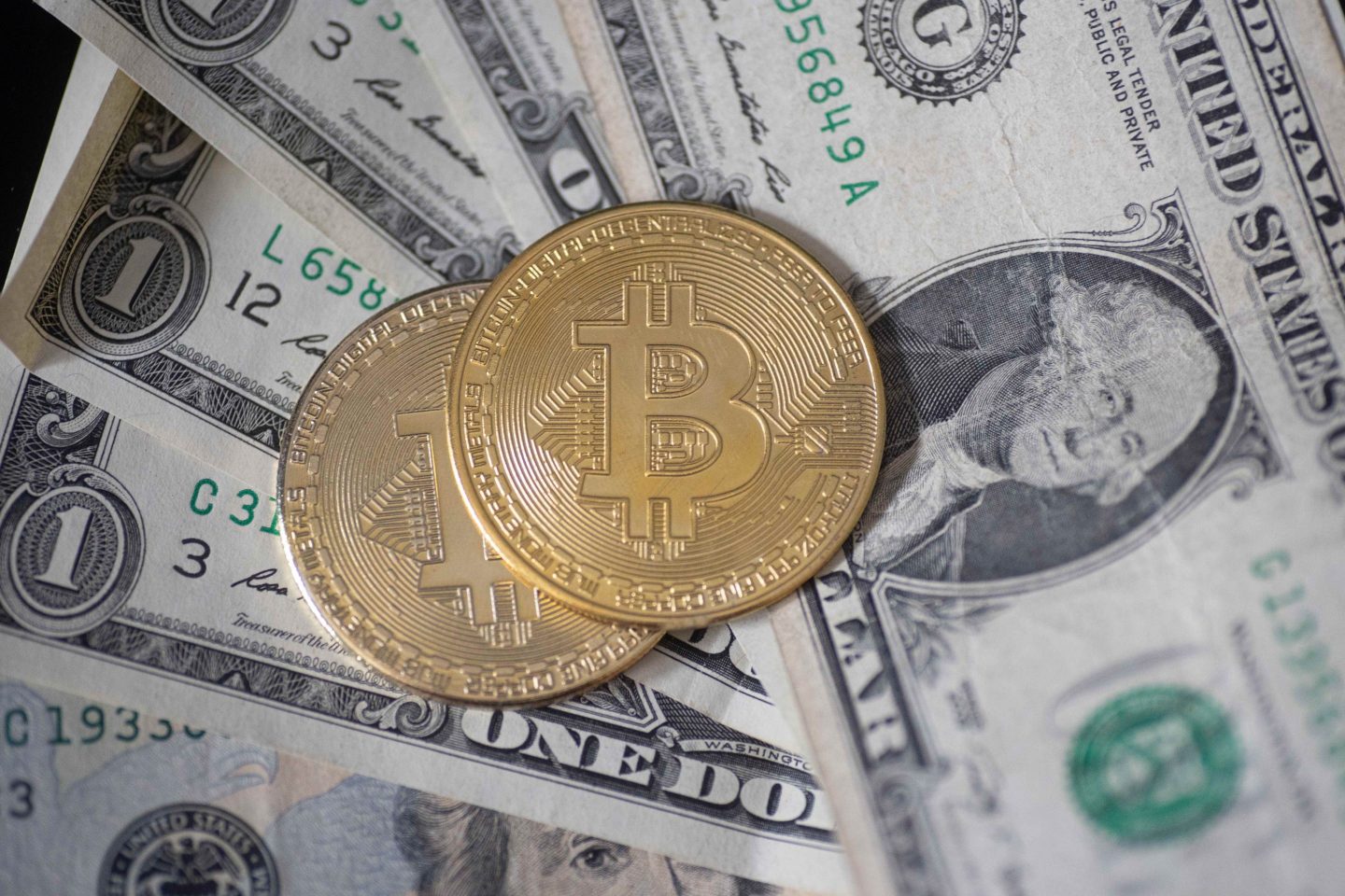 Bitcoin and dollars