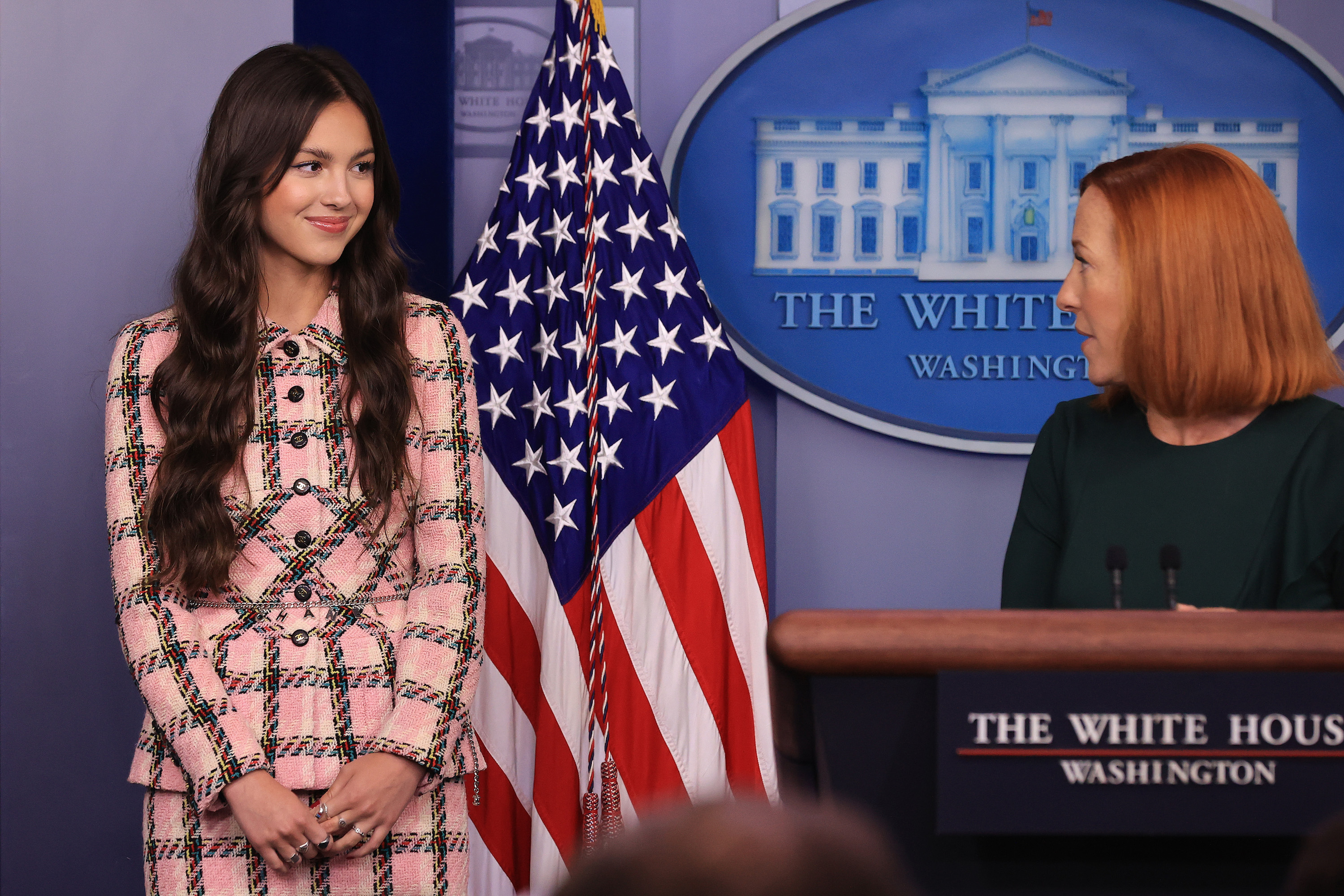 Pop star Olivia Rodrigo visited the White House July 14 to help promote getting vaccinated to her fans.