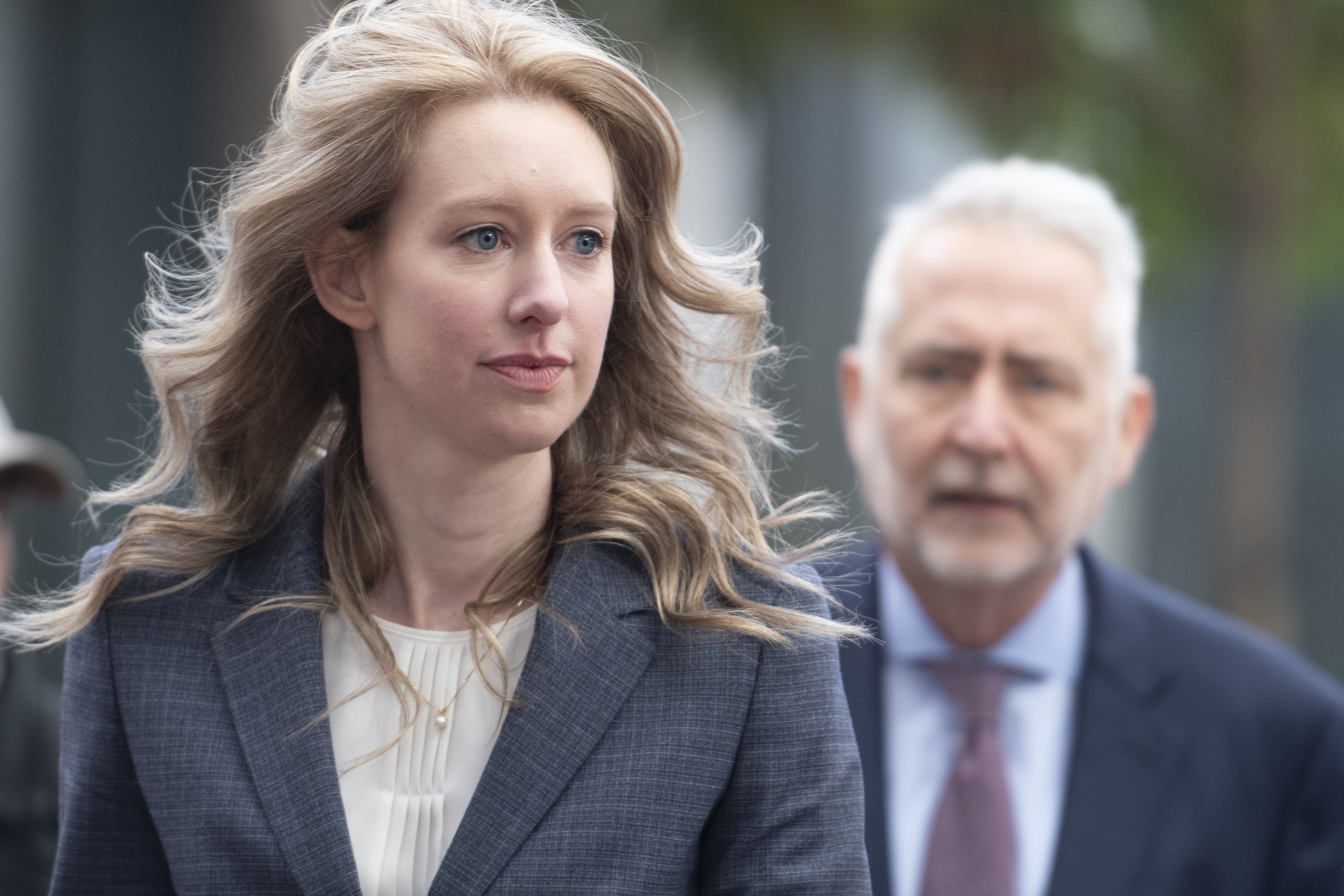 Elizabeth Holmes, founder and former CEO of Theranos, arrives for motion hearing on Monday, November 4, 2019, at the U.S. District Court House inside Robert F. Peckham Federal Building in San Jose, California.