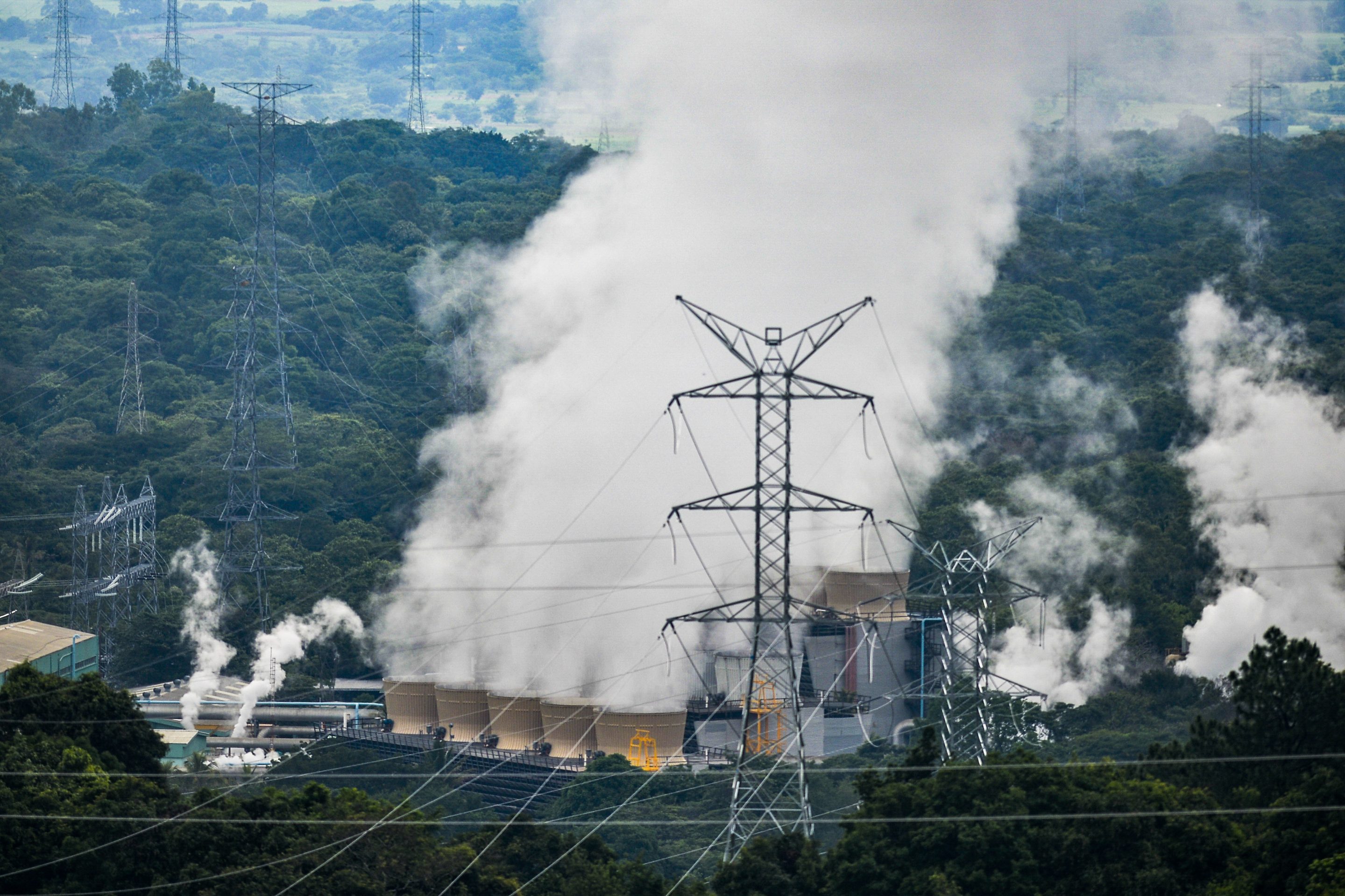 A geothermal energy extraction facility in El Salvador. Bitcoin investors have been searching for energy sources that can help reduce the carbon footprint of mining the cryptocurrency.