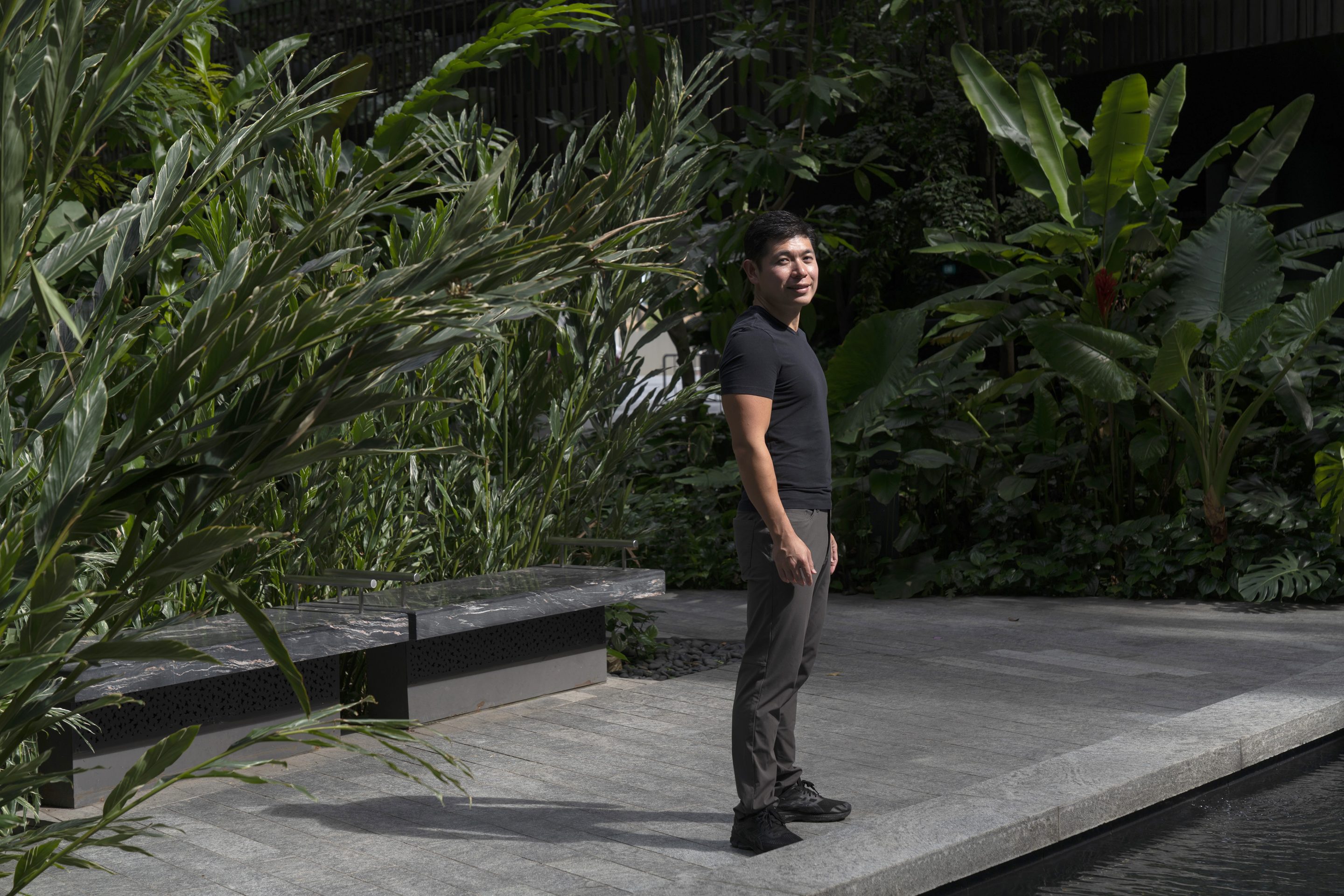 Portraits of Grab CEO Anthony Tan