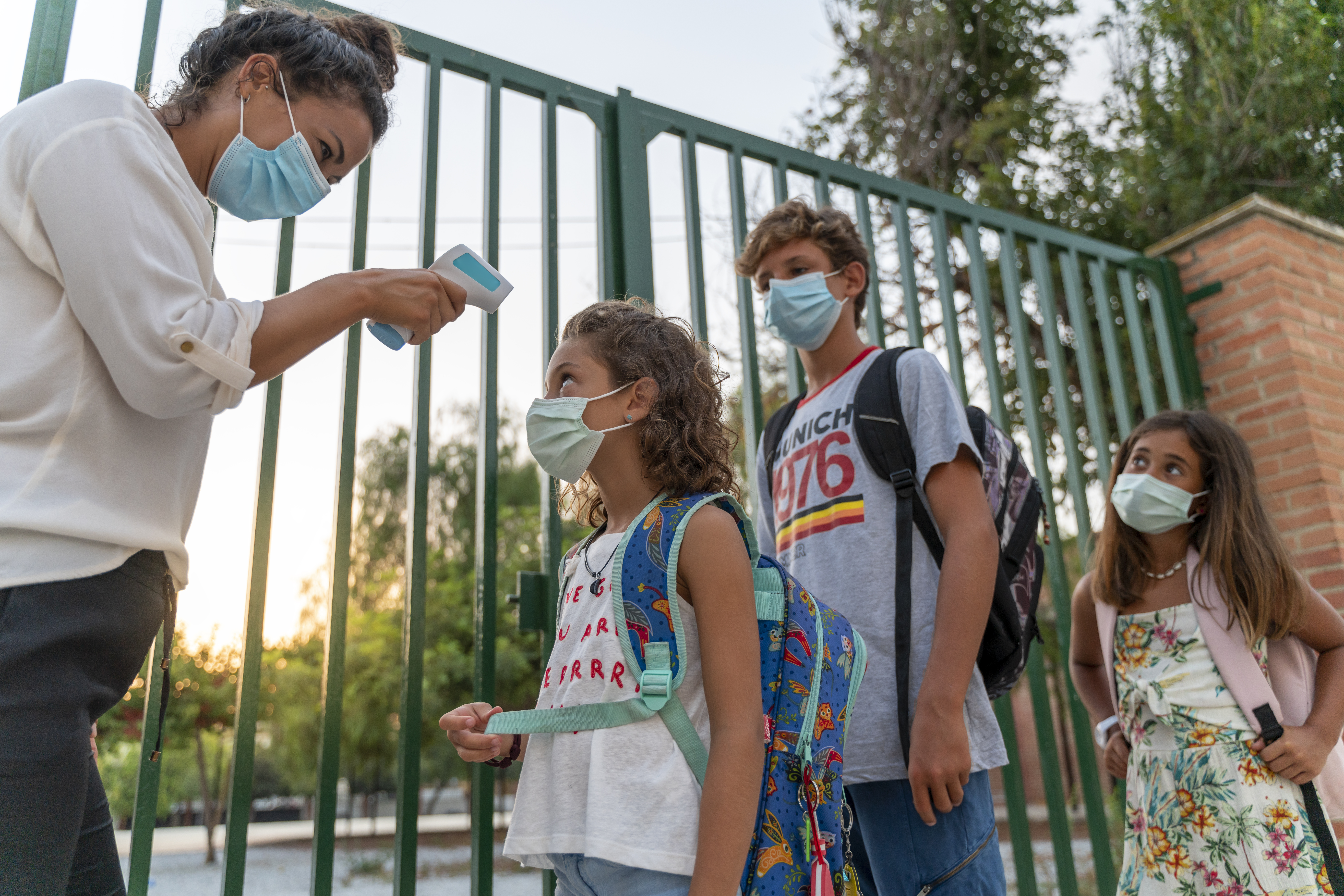 Kids are returning to school amid the continuing surge of the delta variant.