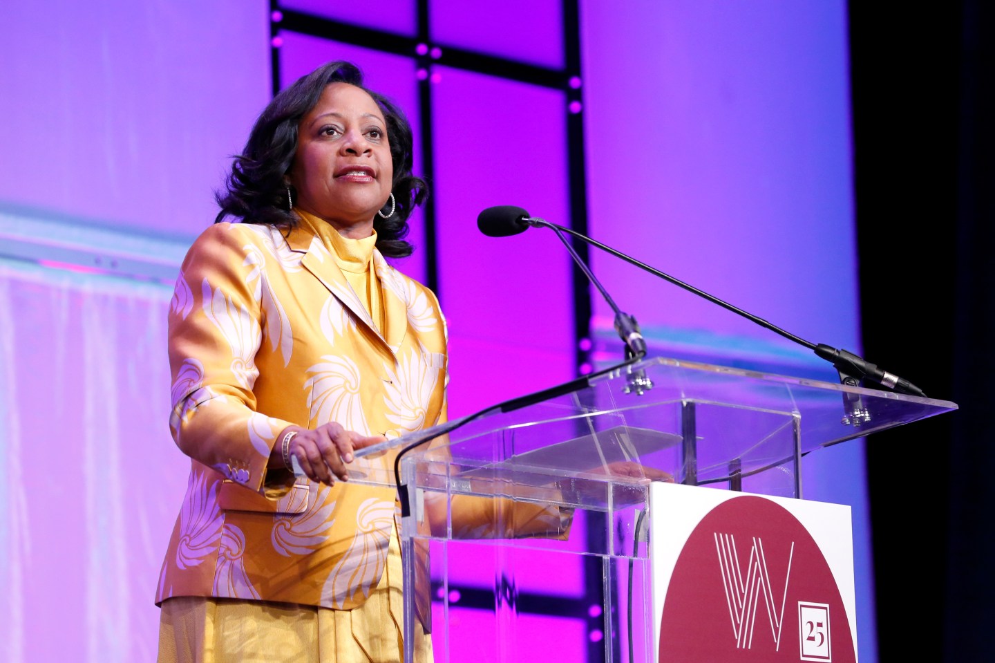 EVP/CFO, Gilead Sciences, Inc, Robin Washington speaks onstage at the Watermark Conference for Women 2018 at San Jose Convention Center on February 23, 2018 in San Jose, California.