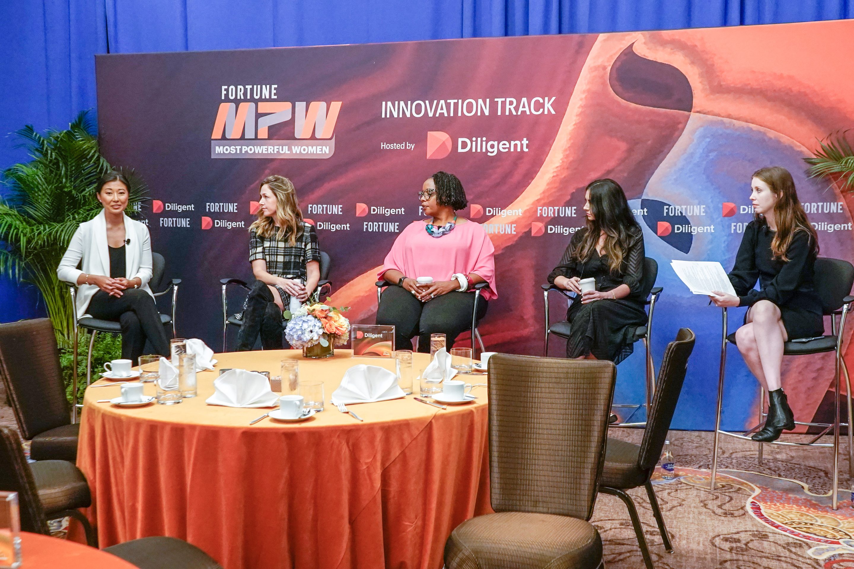 Women leaders discussed the importance of keeping people at the center of innovative technology at an MPW panel on Tuesday.