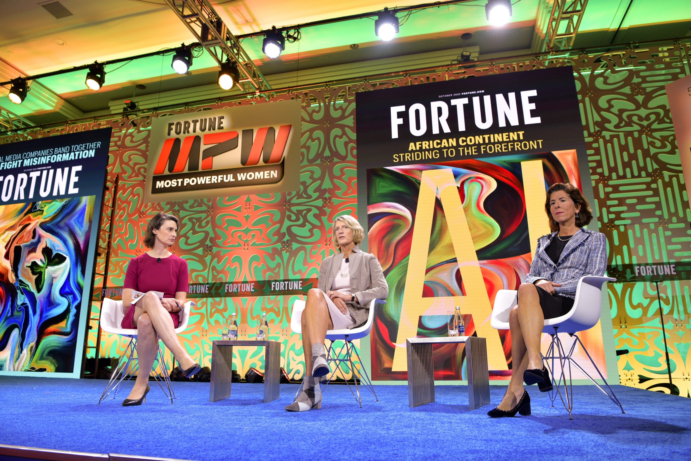 Beth Ford and
Gina Raimondo discussed how crucial it is that all Americans have access high-speed Internet.
