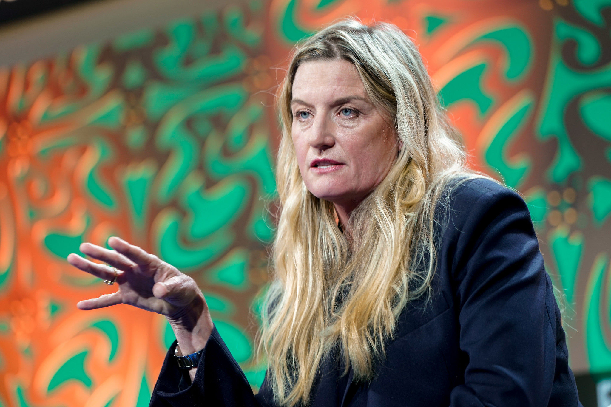 Williams Sonoma CEO Laura Alber speaks at Fortune’s Most Powerful Women Summit on Oct. 12, 2021.