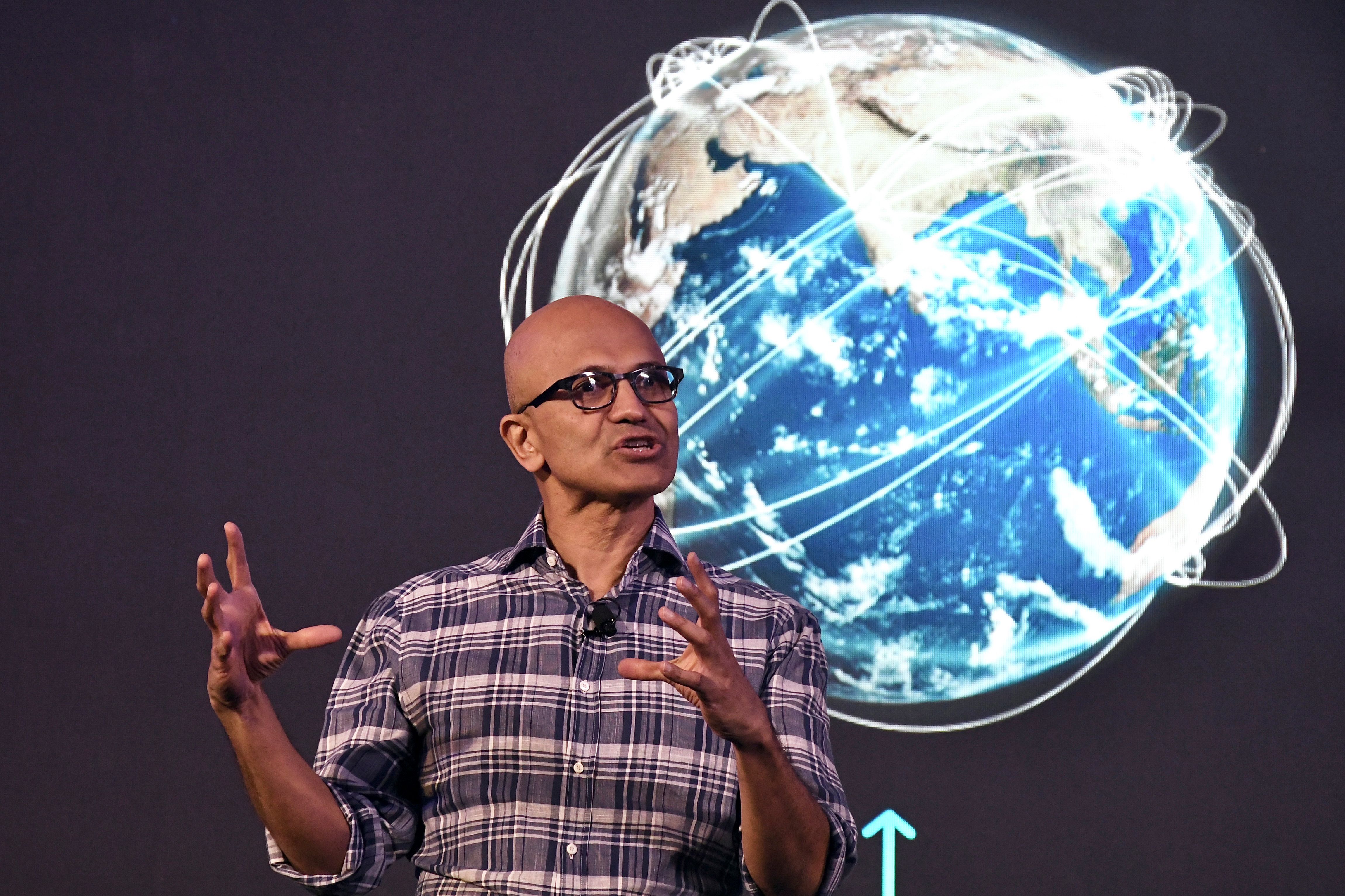 Microsoft CEO Satya Nadella.