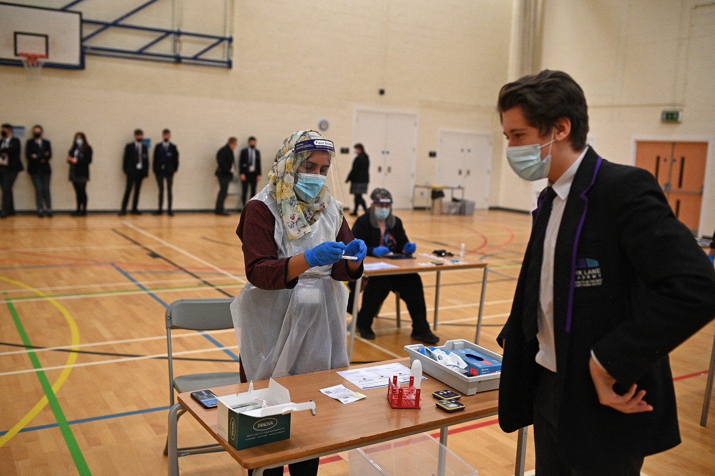 COVID-19 cases surge in schools as U.K. waits to offer vaccines to adolescents