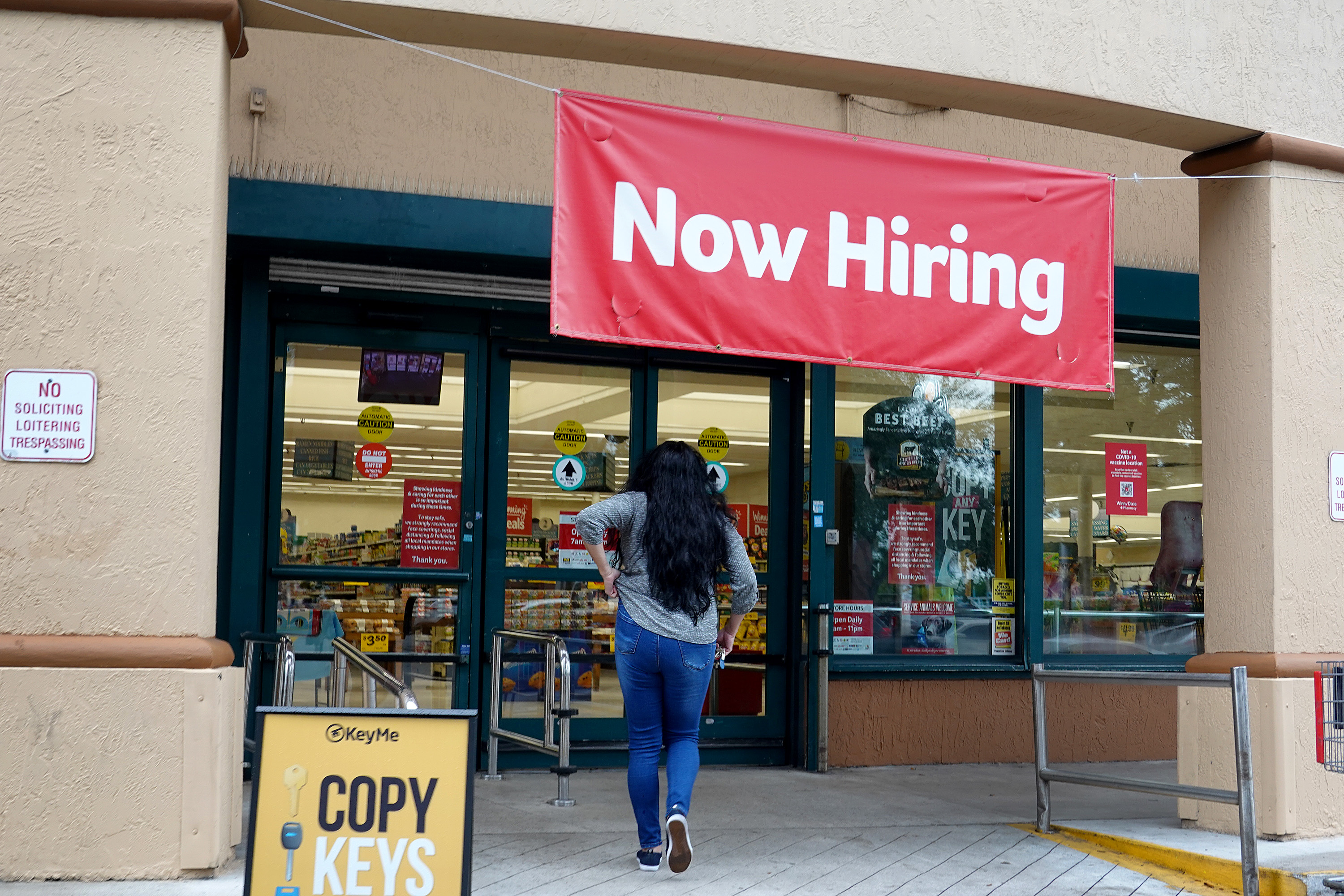 Economists believe hiring picked up last month. The consensus estimate is for 500,000 new jobs in September.