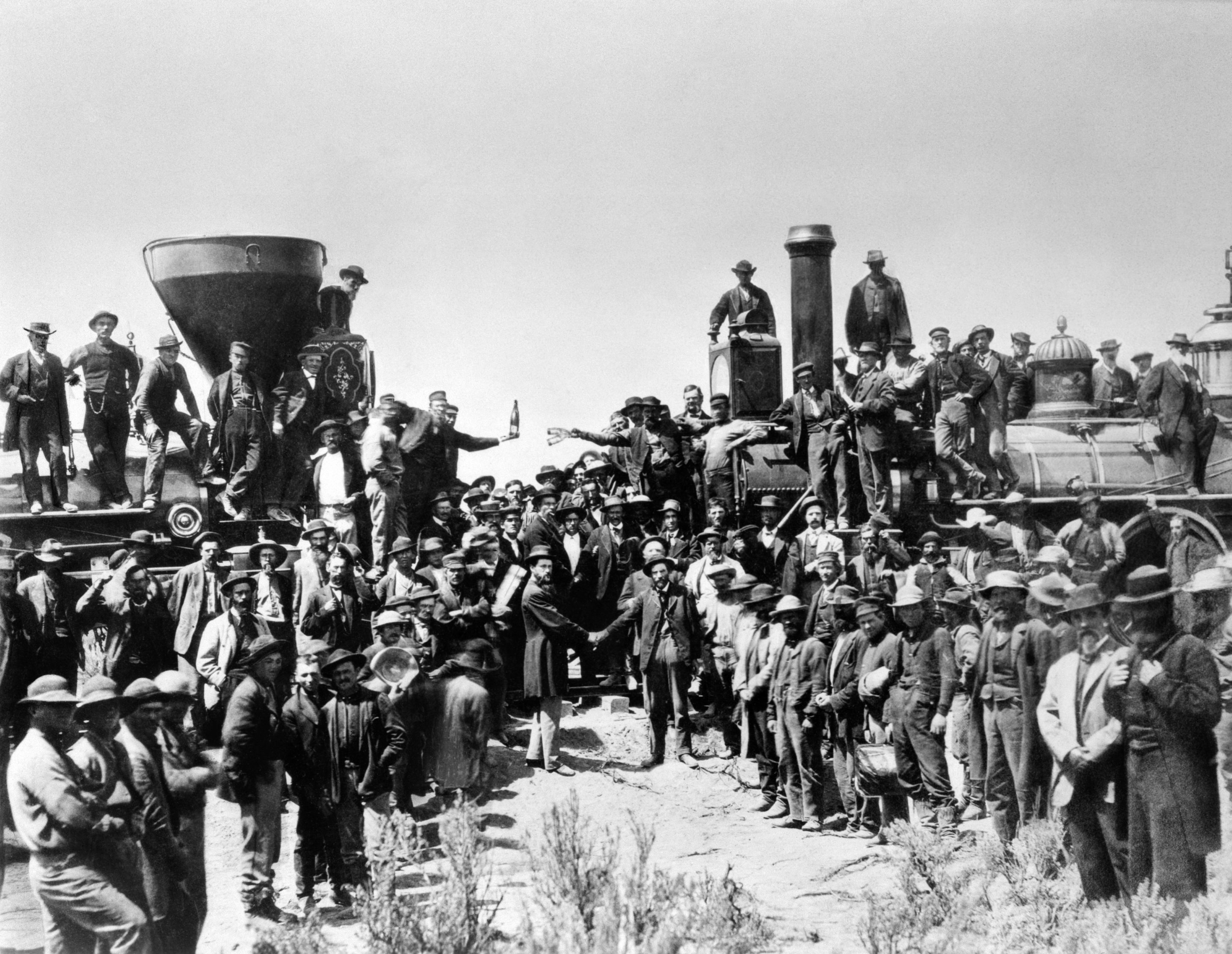 The Transcontinental Railroad and the internet could not have been developed without U.S. government support.