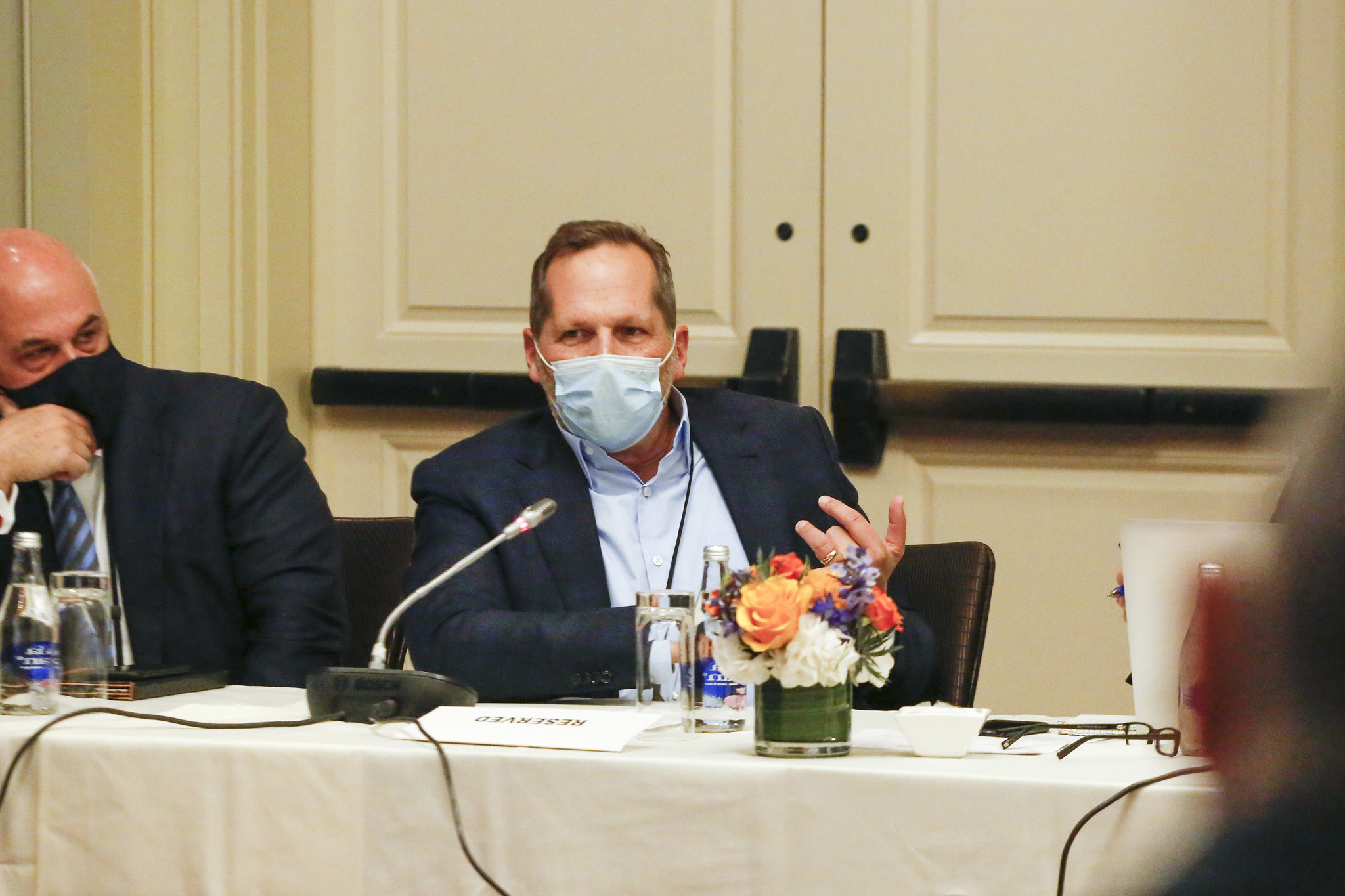 Skillsoft CEO Jeff Tarr speaks at a session of the Fortune CEO Initiative in Washington, D.C., Nov. 15, 2021.