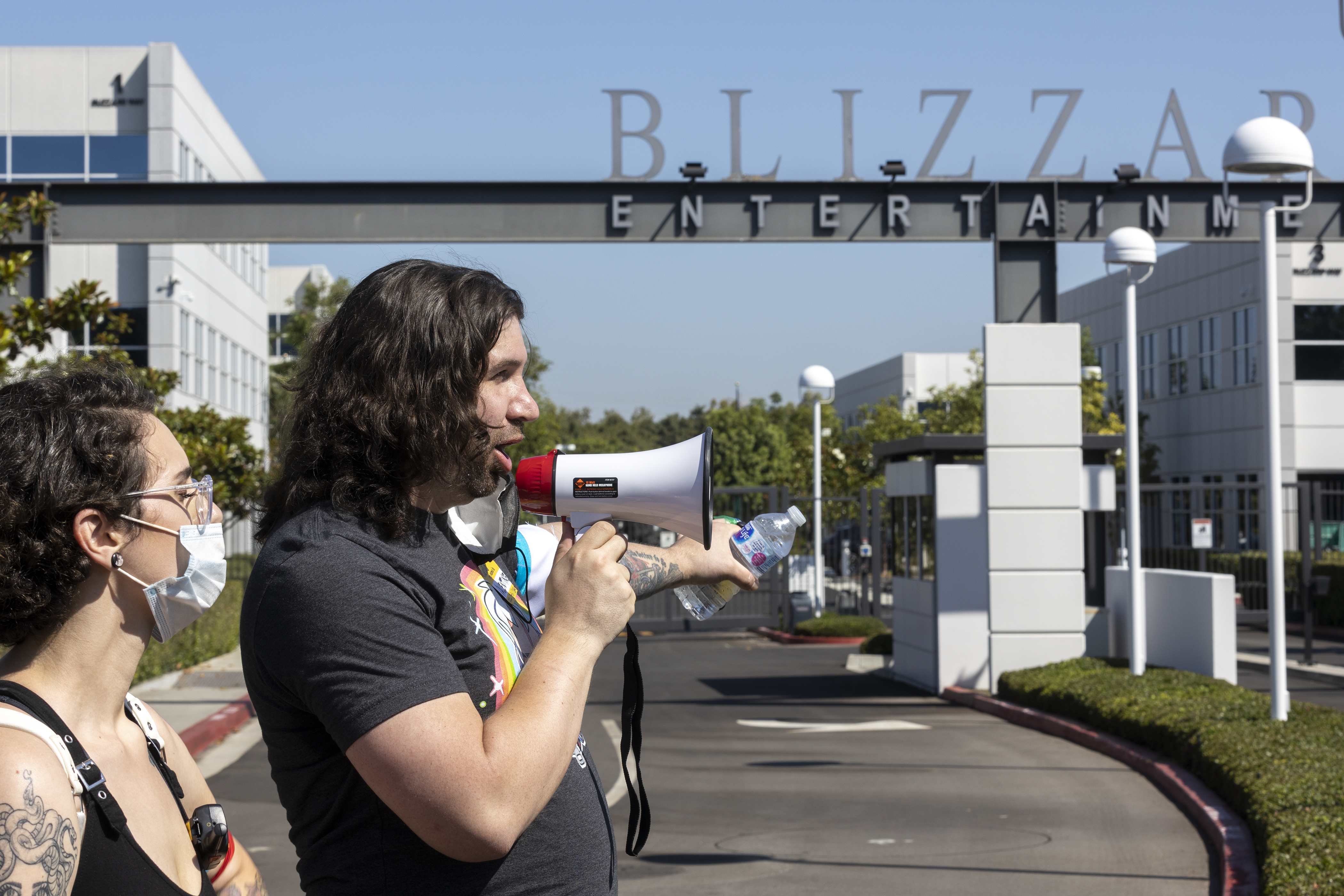 Several hundred Activision Blizzard employees staged a walkout this summer.