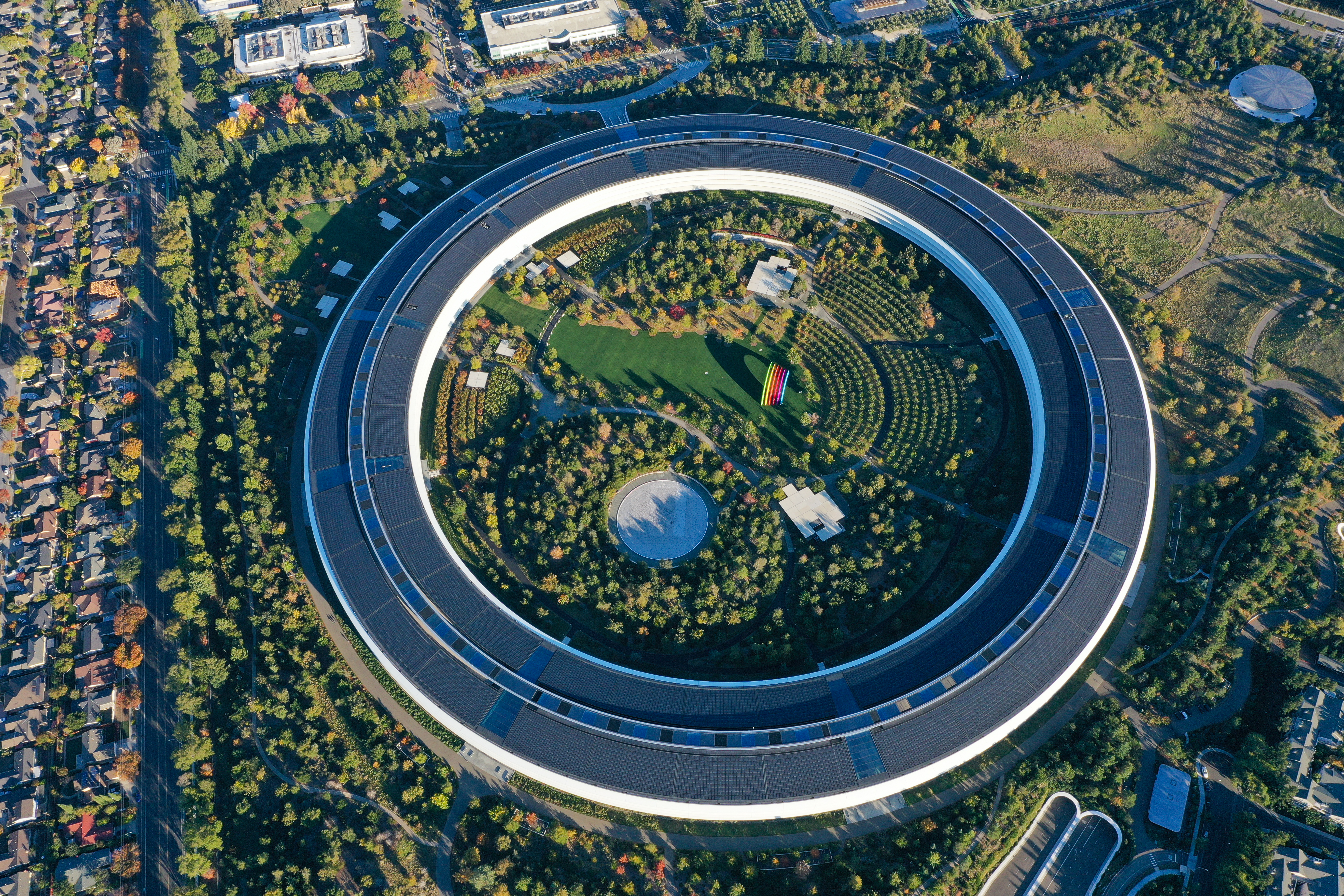 Apple headquarters. 