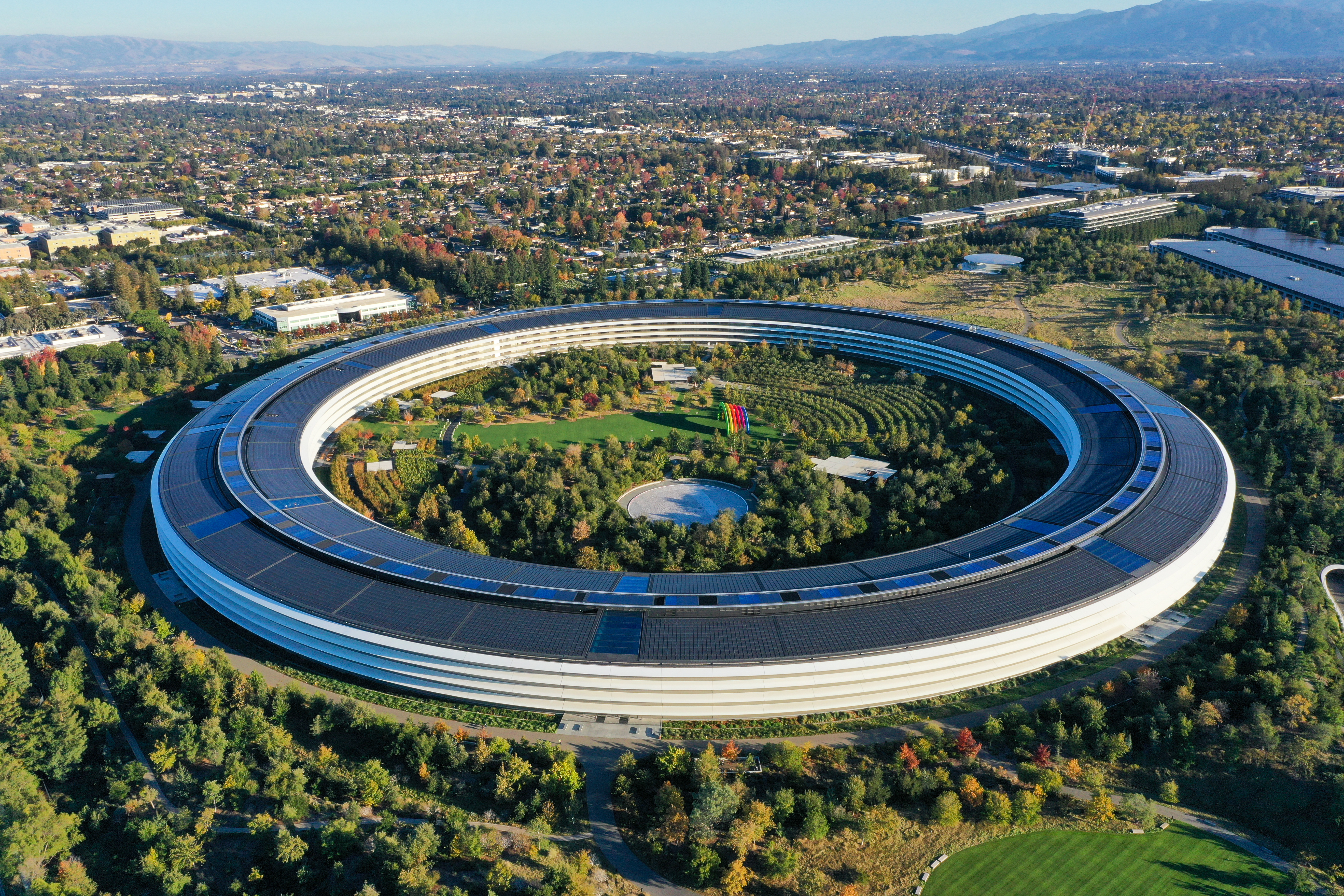 Apple's headquarters. 